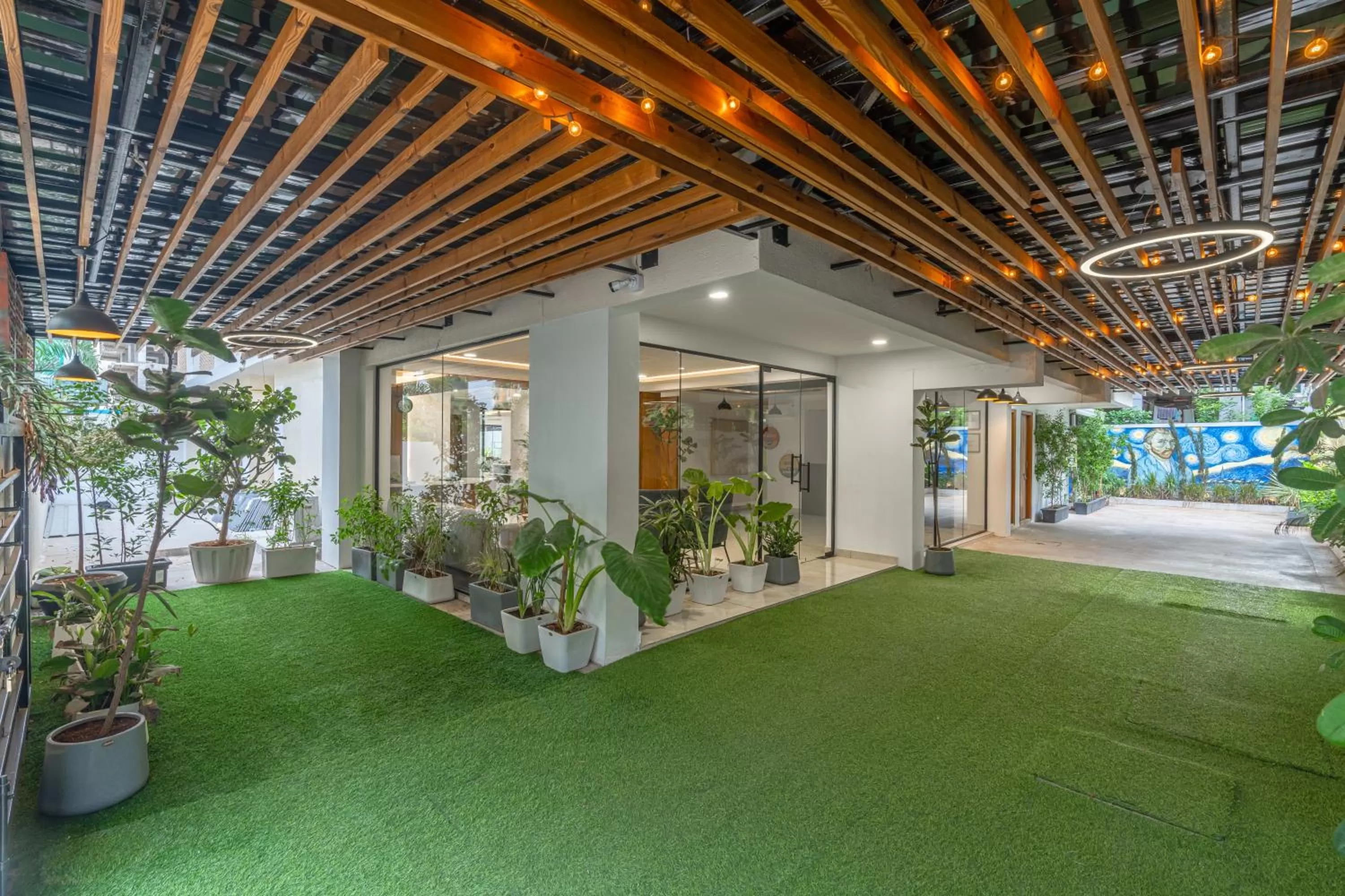 Parking in Hotel Akoya - HITECH City Hyderabad