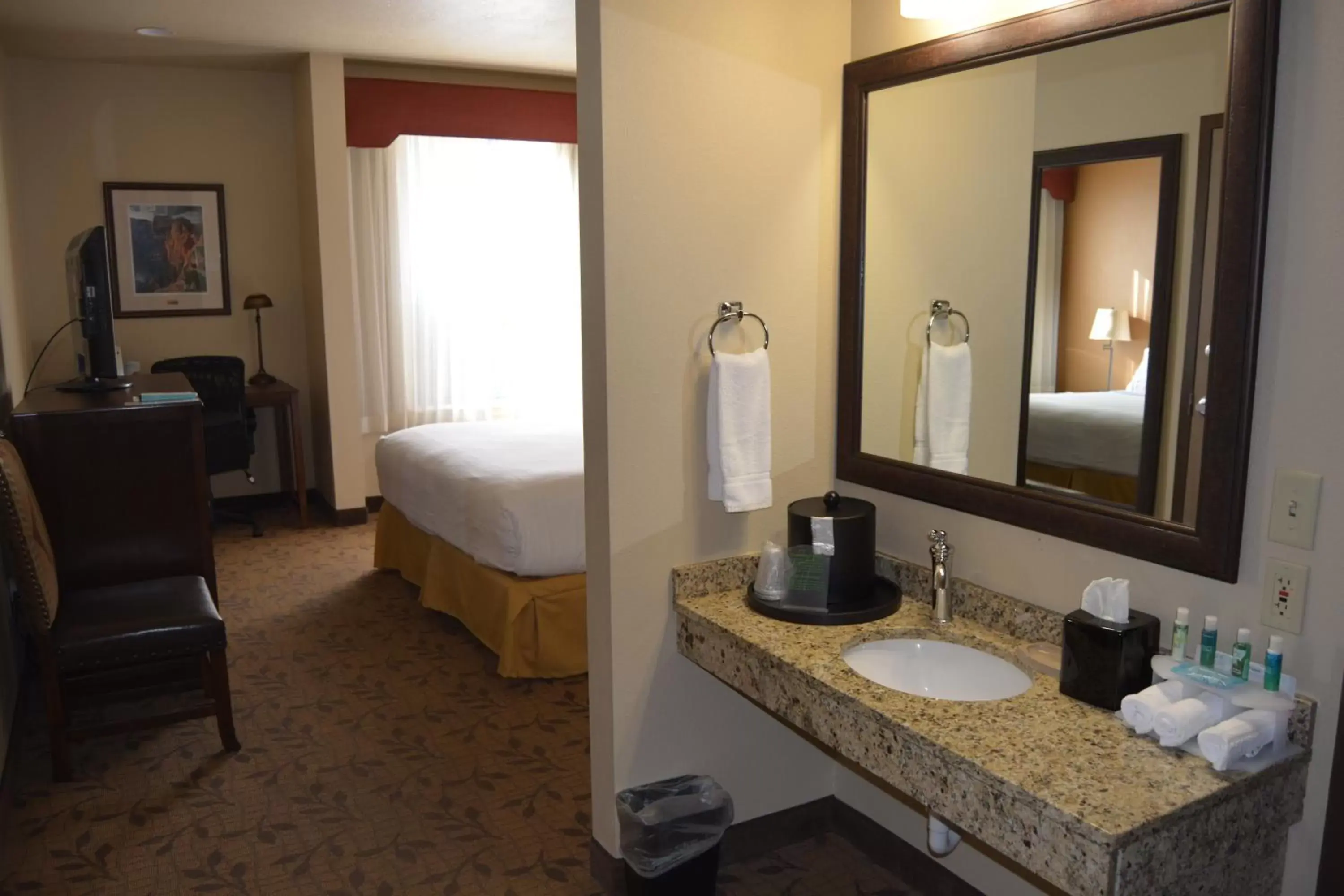 Photo of the whole room, Bathroom in Holiday Inn Express Springdale - Zion National Park Area, an IHG Hotel