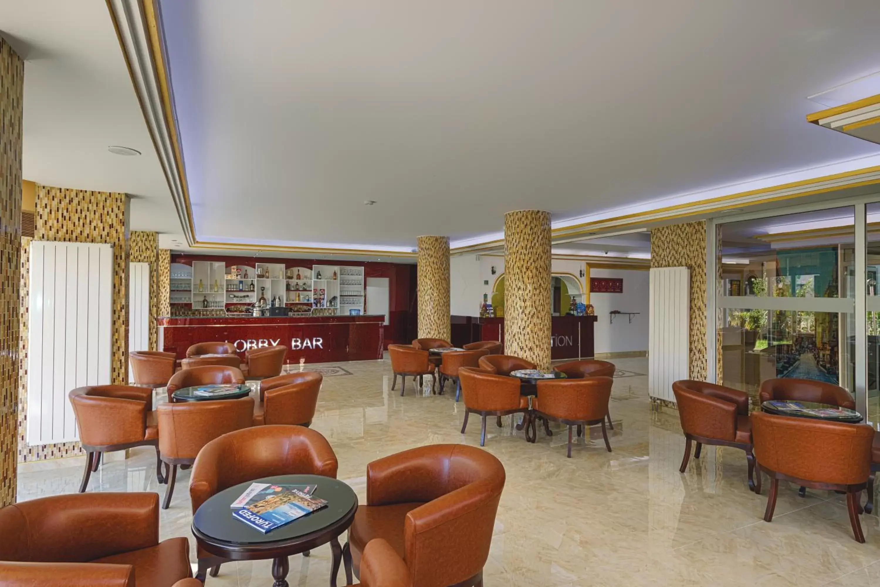 Lobby or reception, Lounge/Bar in Zel Hotel