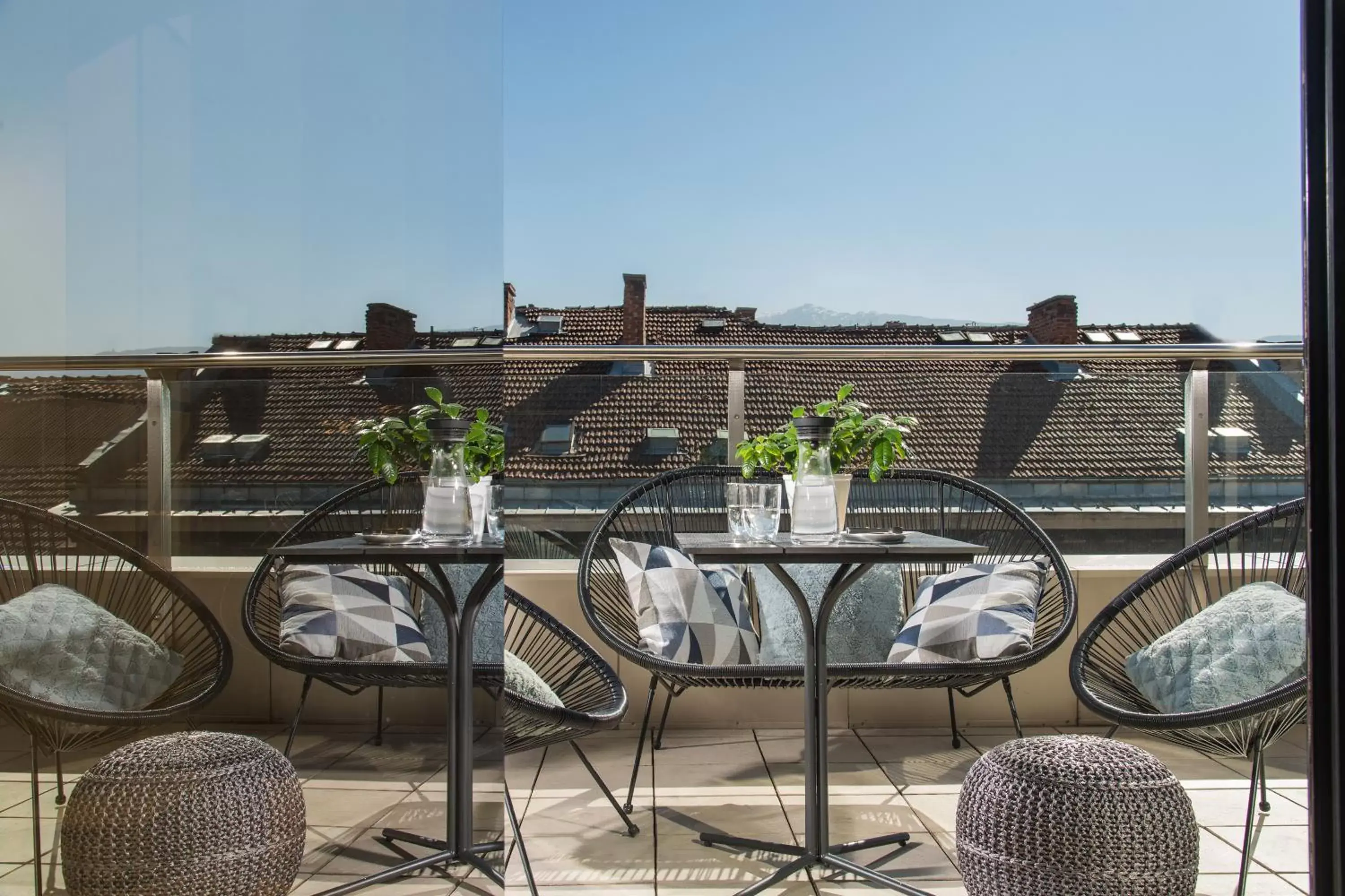 Balcony/Terrace in Rosslyn Thracia Hotel Sofia