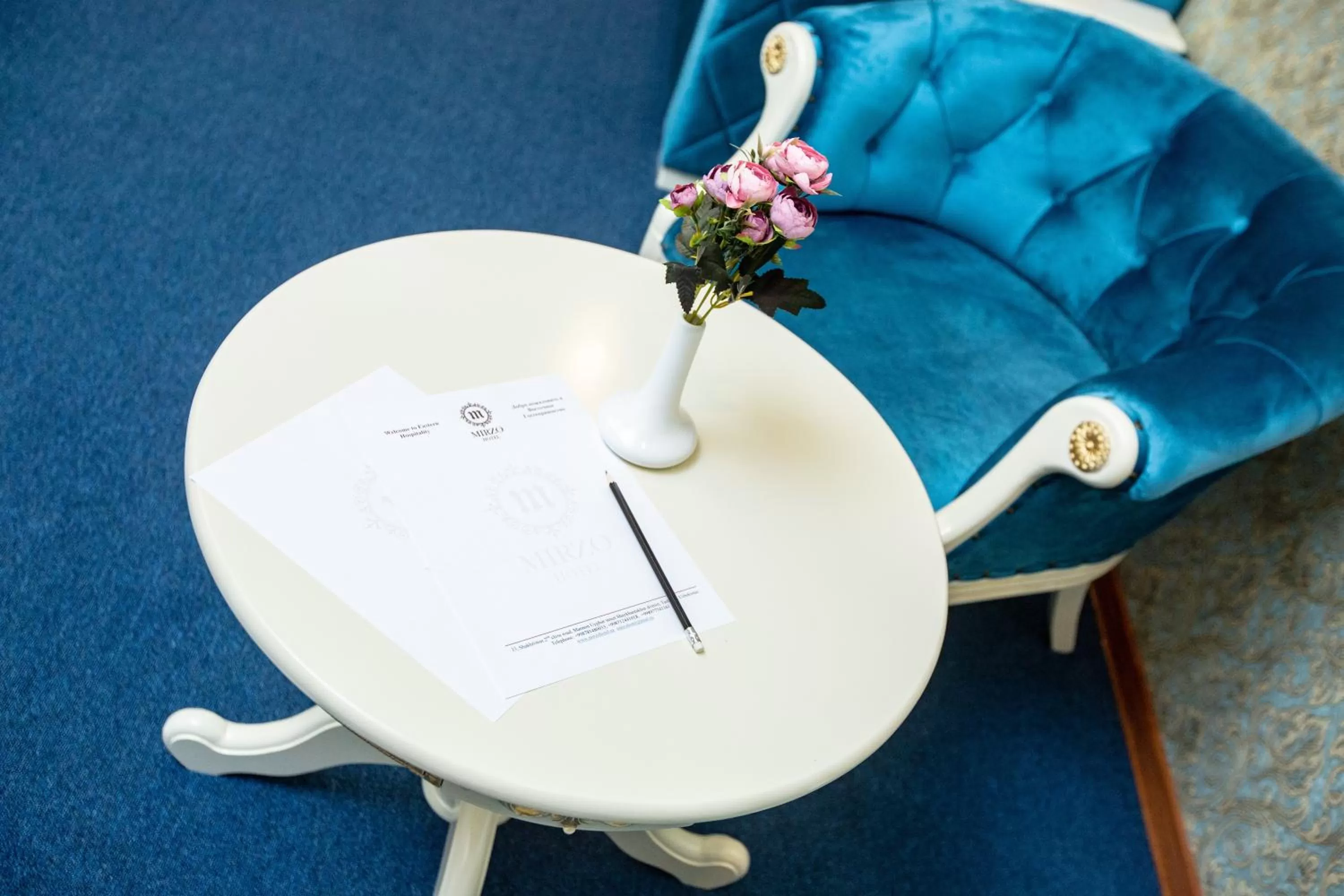 Decorative detail in Mirzo Boutique Hotel