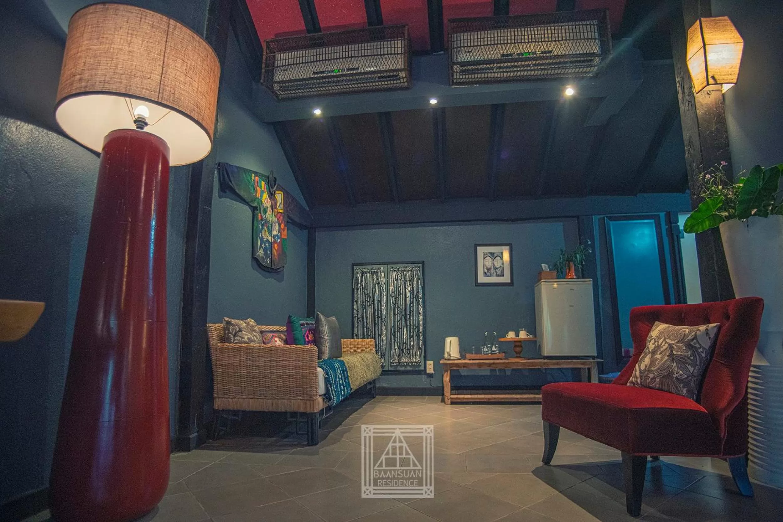 Living room in Baan Suan Residence เฮือนพักบ้านสวน