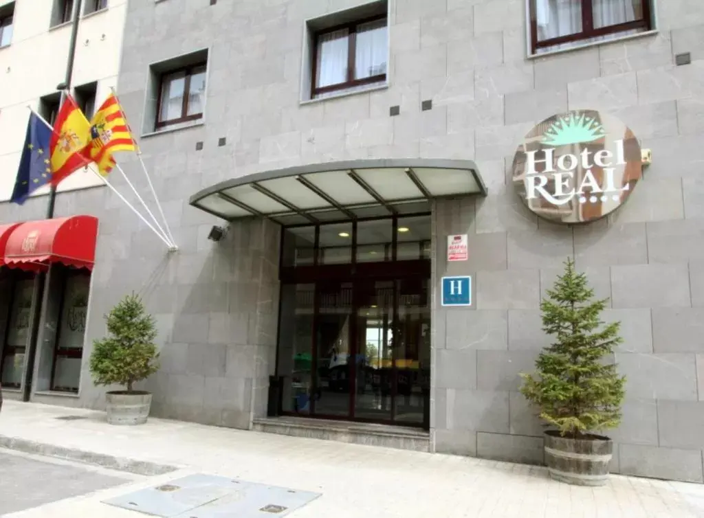 Facade/entrance in Hotel & Spa Real Jaca Facade/entrance in Hotel & Spa Real Jaca