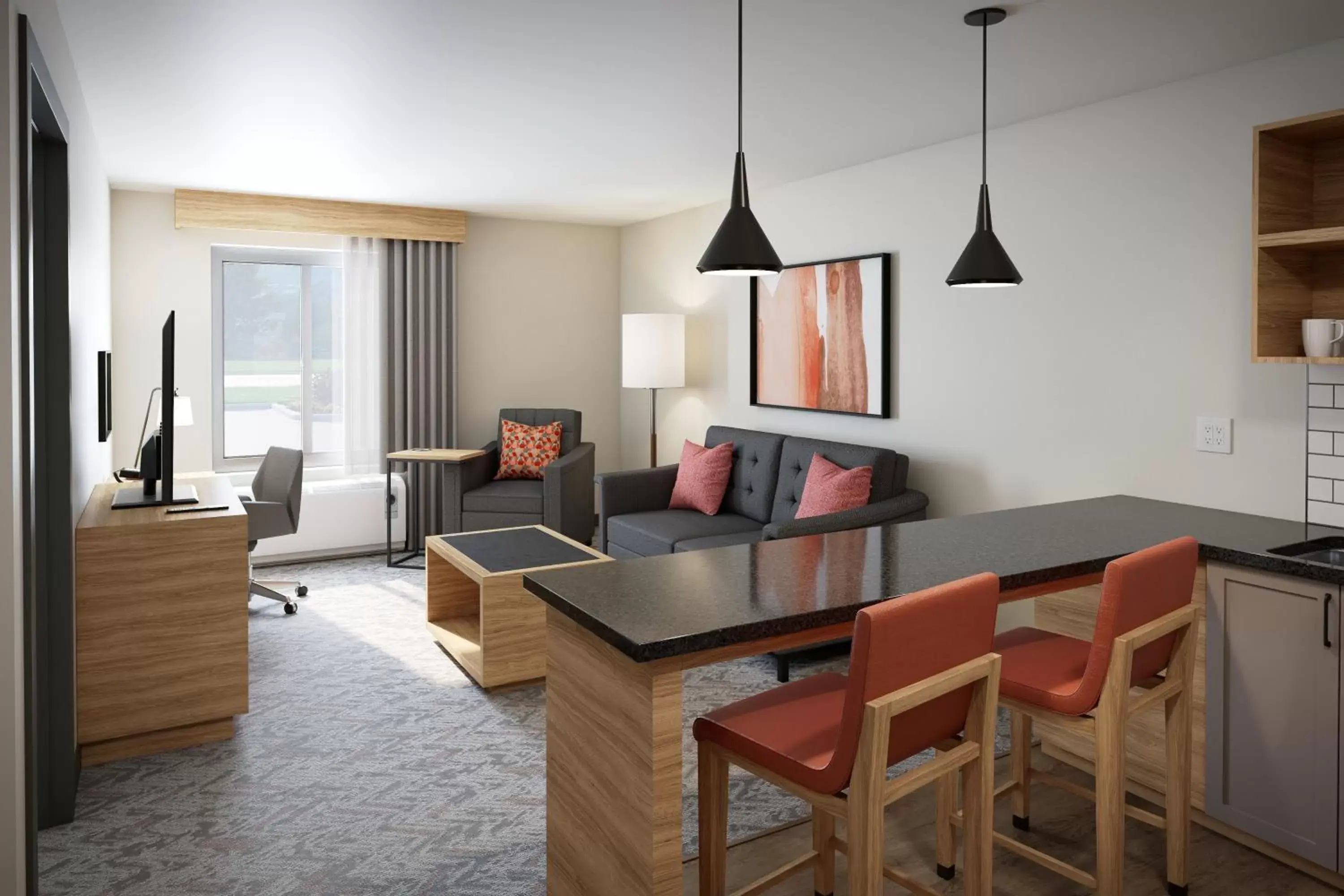 TV and multimedia, Seating Area in Candlewood Suites - Layton - Salt Lake City, an IHG Hotel