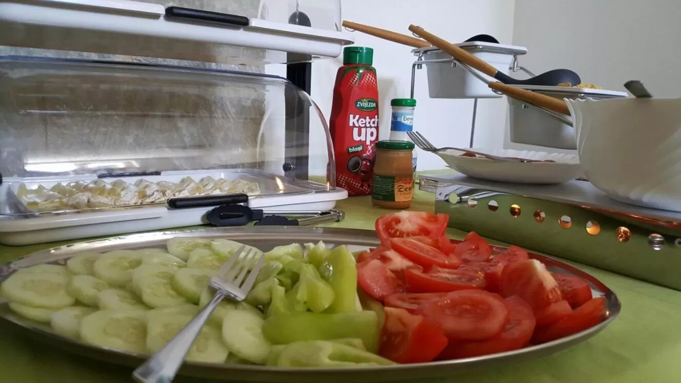 Continental breakfast in Villa Sol