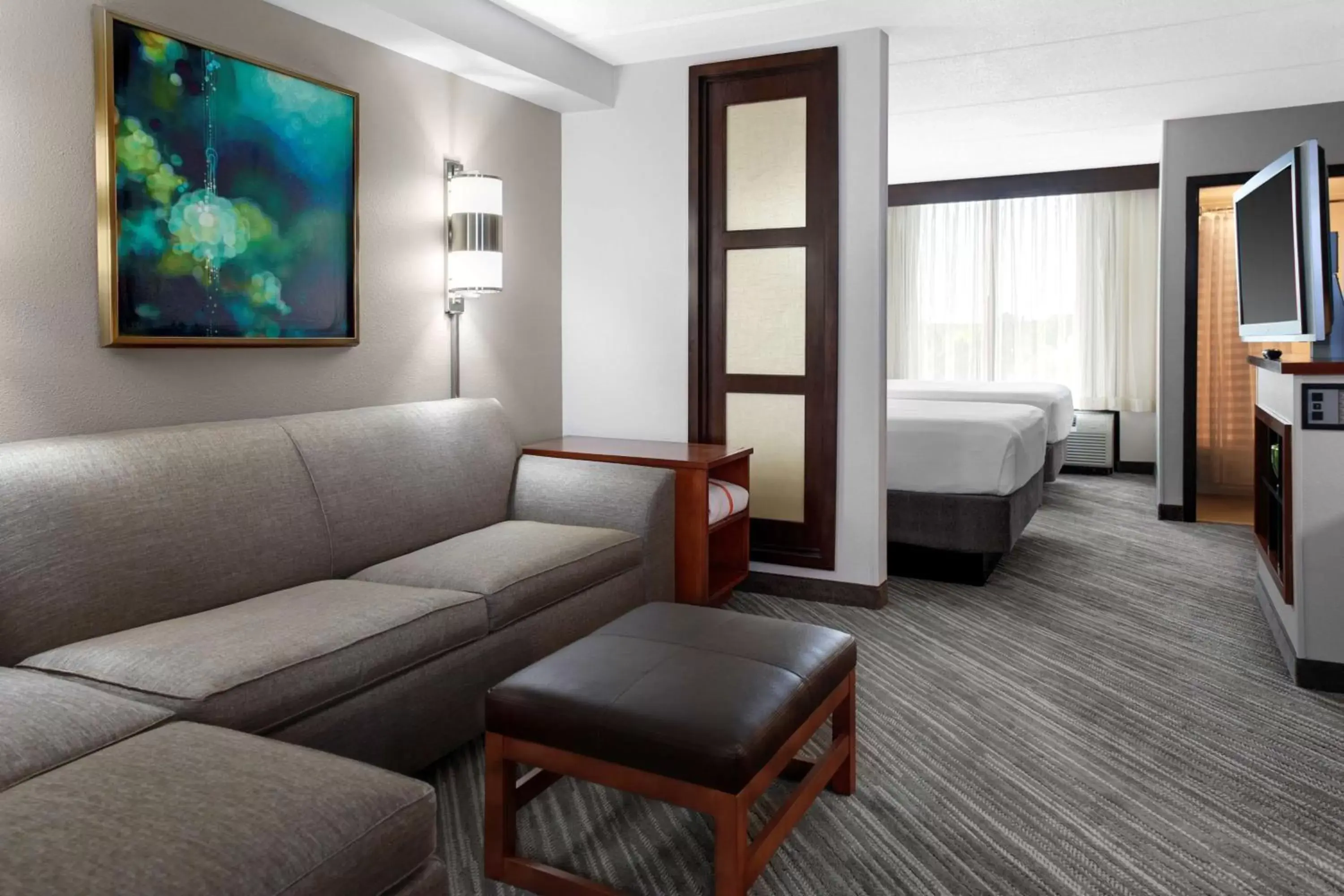 Photo of the whole room, Seating Area in Hyatt Place Memphis Primacy Parkway