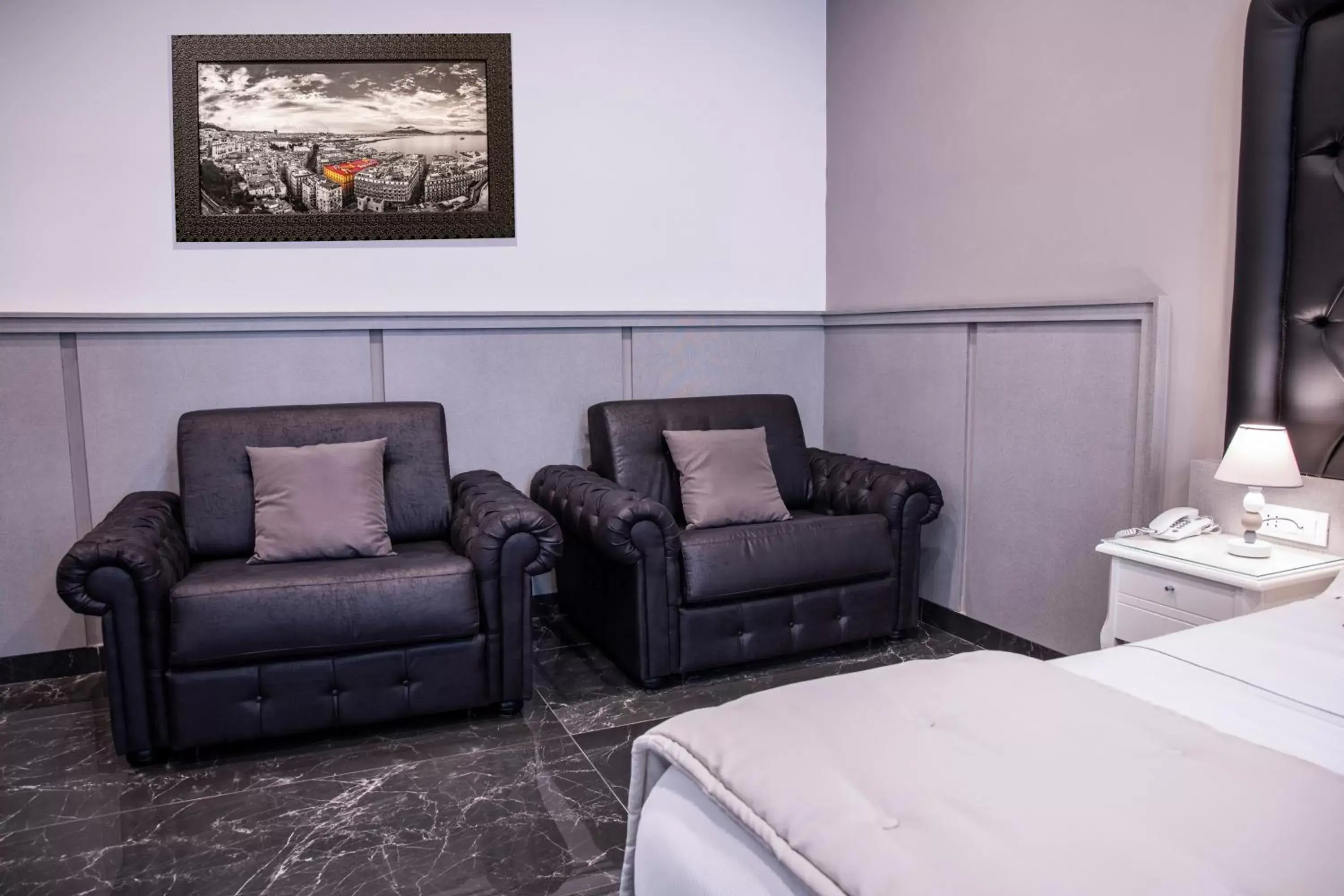 Bedroom, Seating Area in Villa Elisio Hotel & Spa