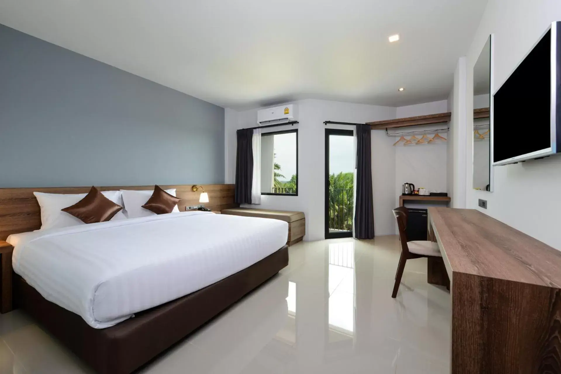 Bedroom in The Chill at Krabi Hotel