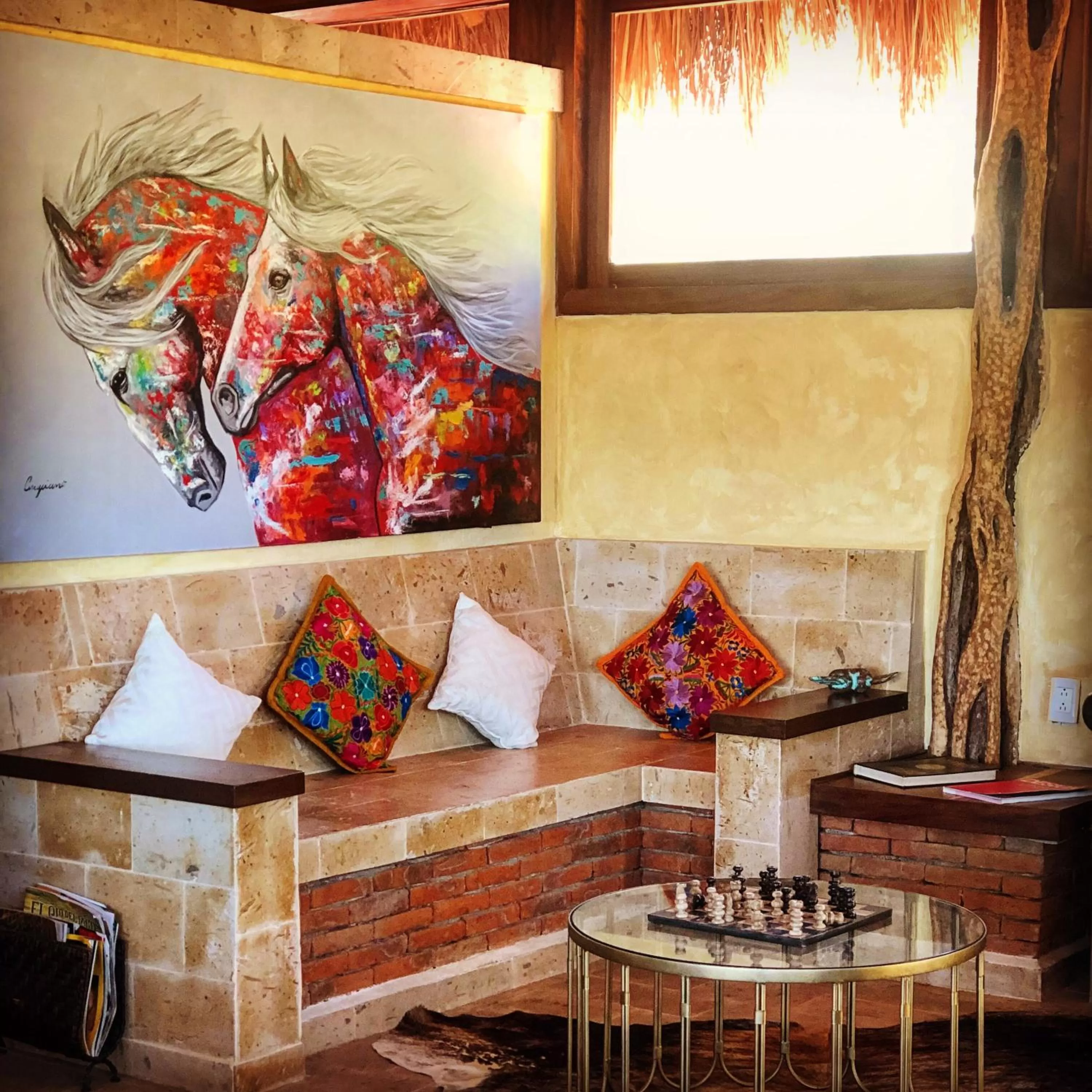 Seating area in Casa Miura Hotel Boutique