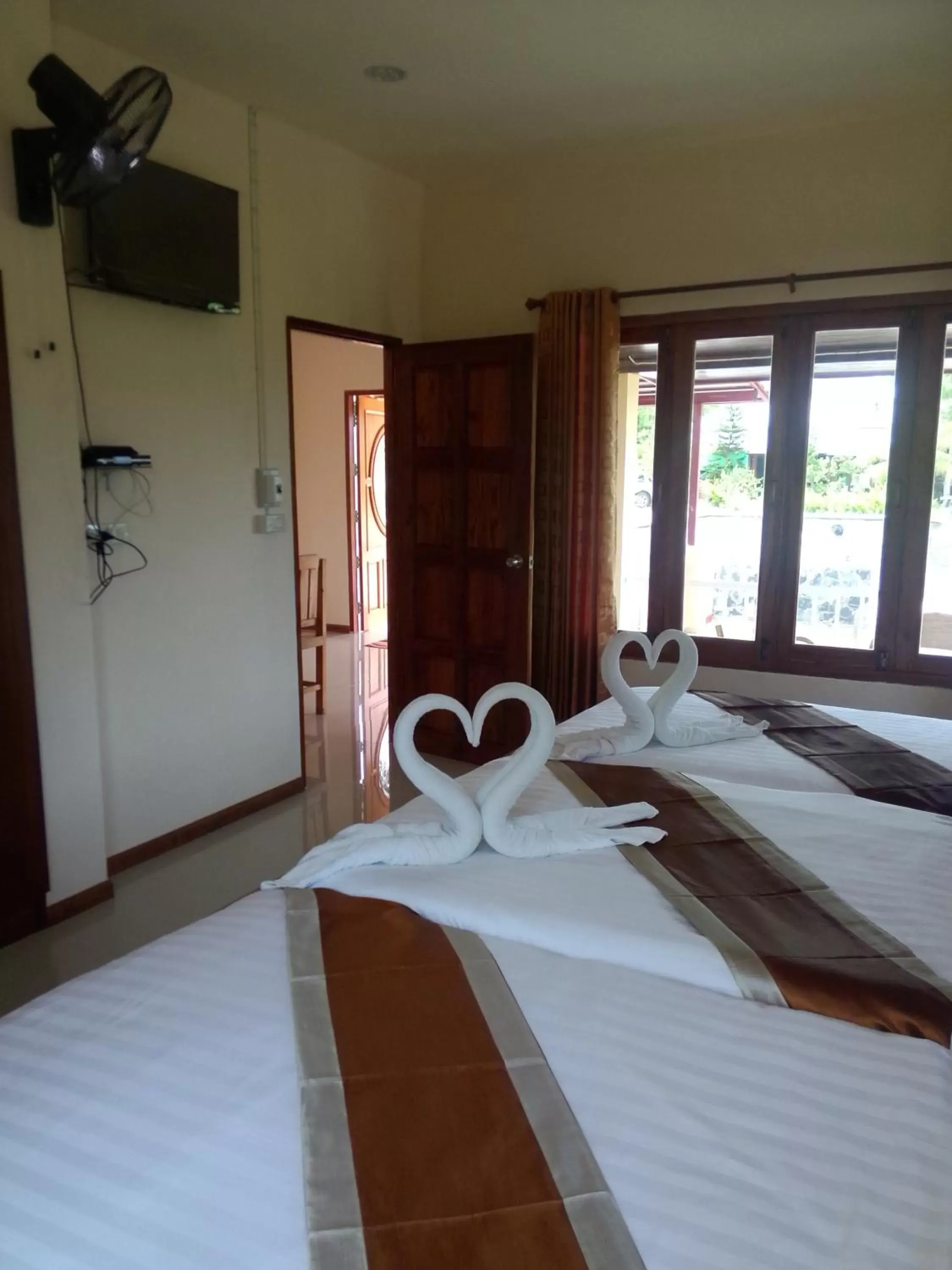 Bedroom, Bed in Pai Iyara Resort