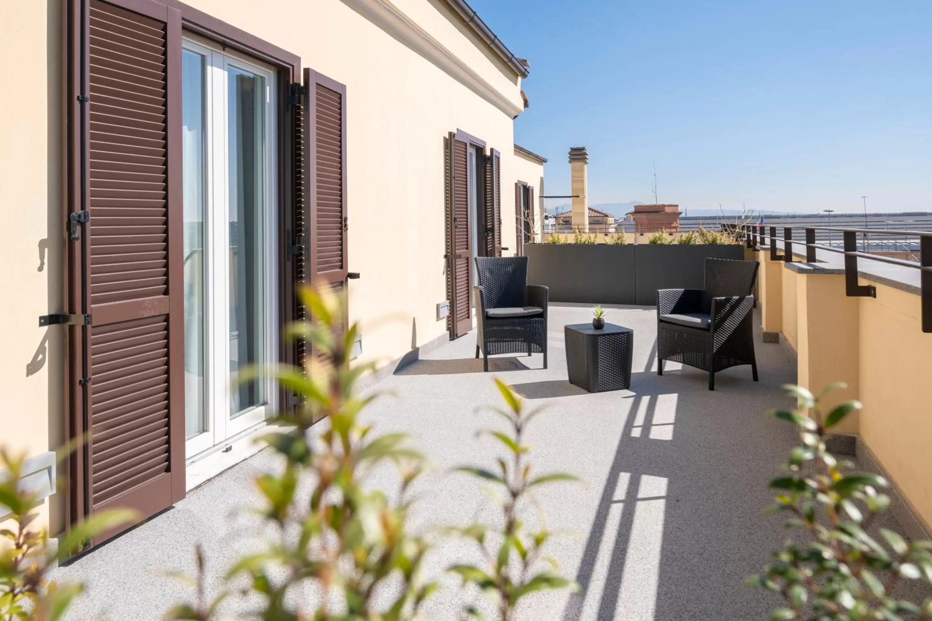 Balcony/Terrace in Camplus Hotel Roma Centro