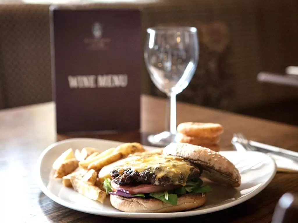 Dining area in The Crewe Arms Hotel