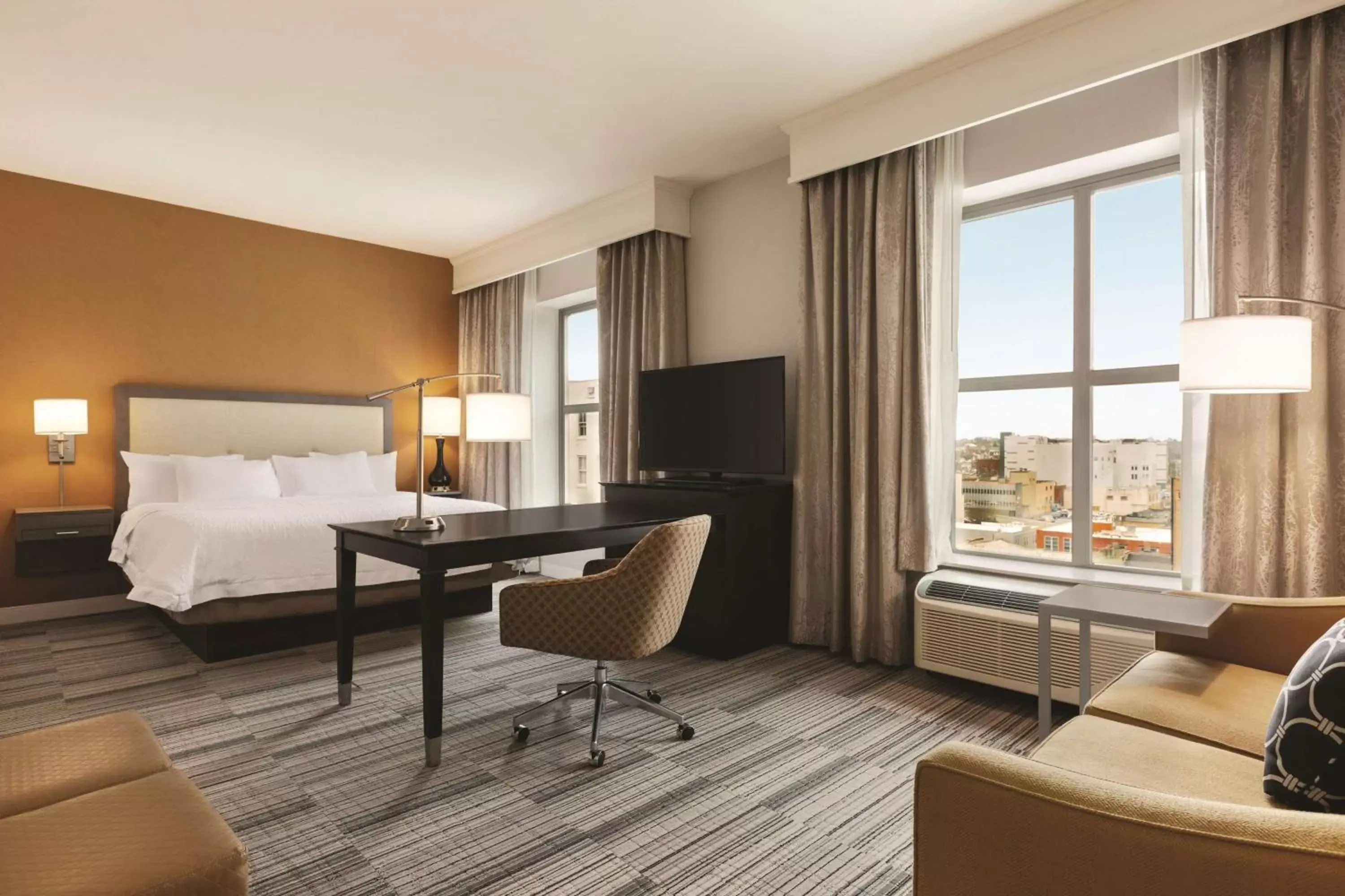 King Studio Suite - Non Smoking in Hampton Inn & Suites - Roanoke-Downtown, VA King Studio Suite - Non Smoking in Hampton Inn & Suites - Roanoke-Downtown, VA