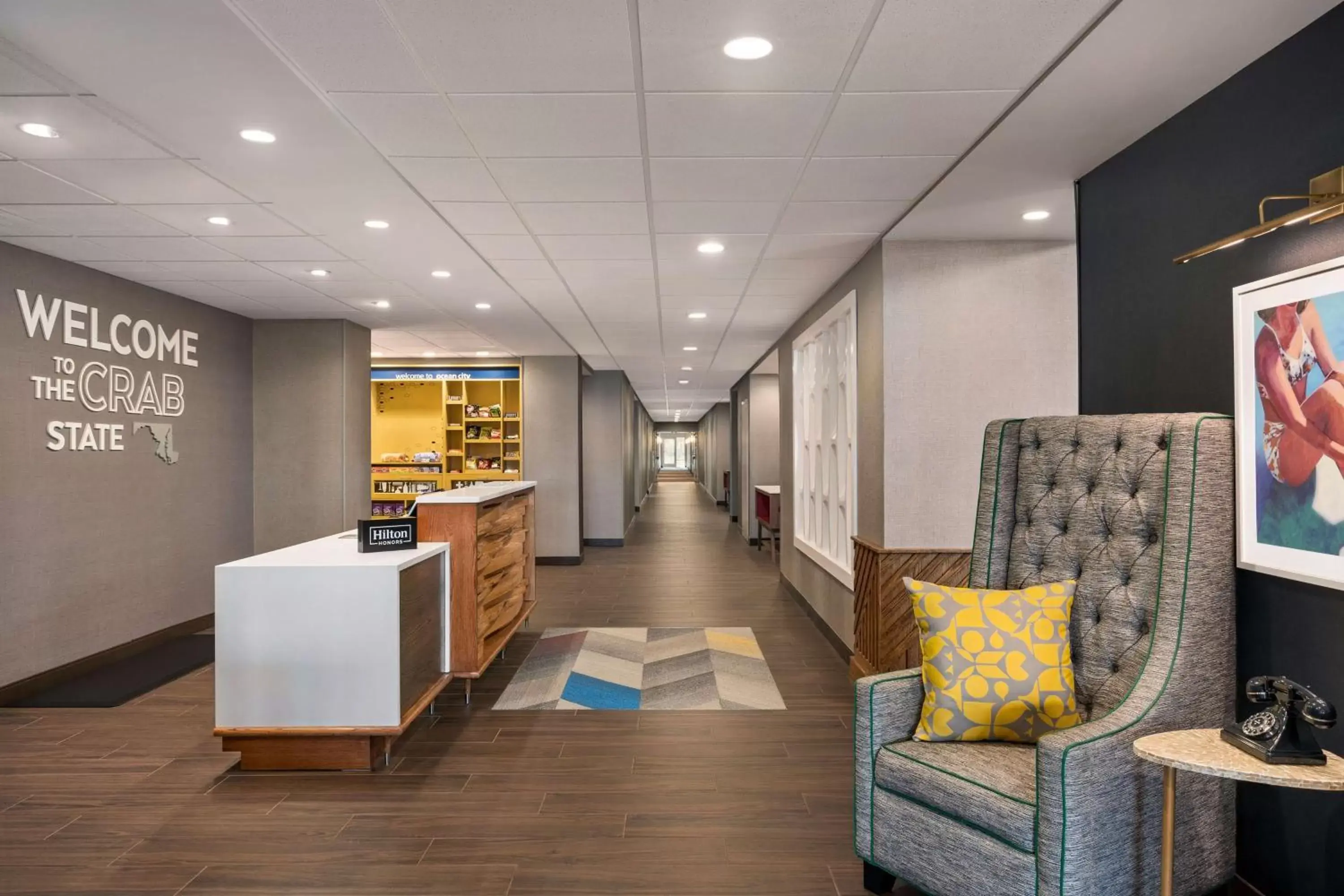 Lobby or reception in Hampton Inn & Suites Ocean City West Lobby or reception in Hampton Inn & Suites Ocean City West