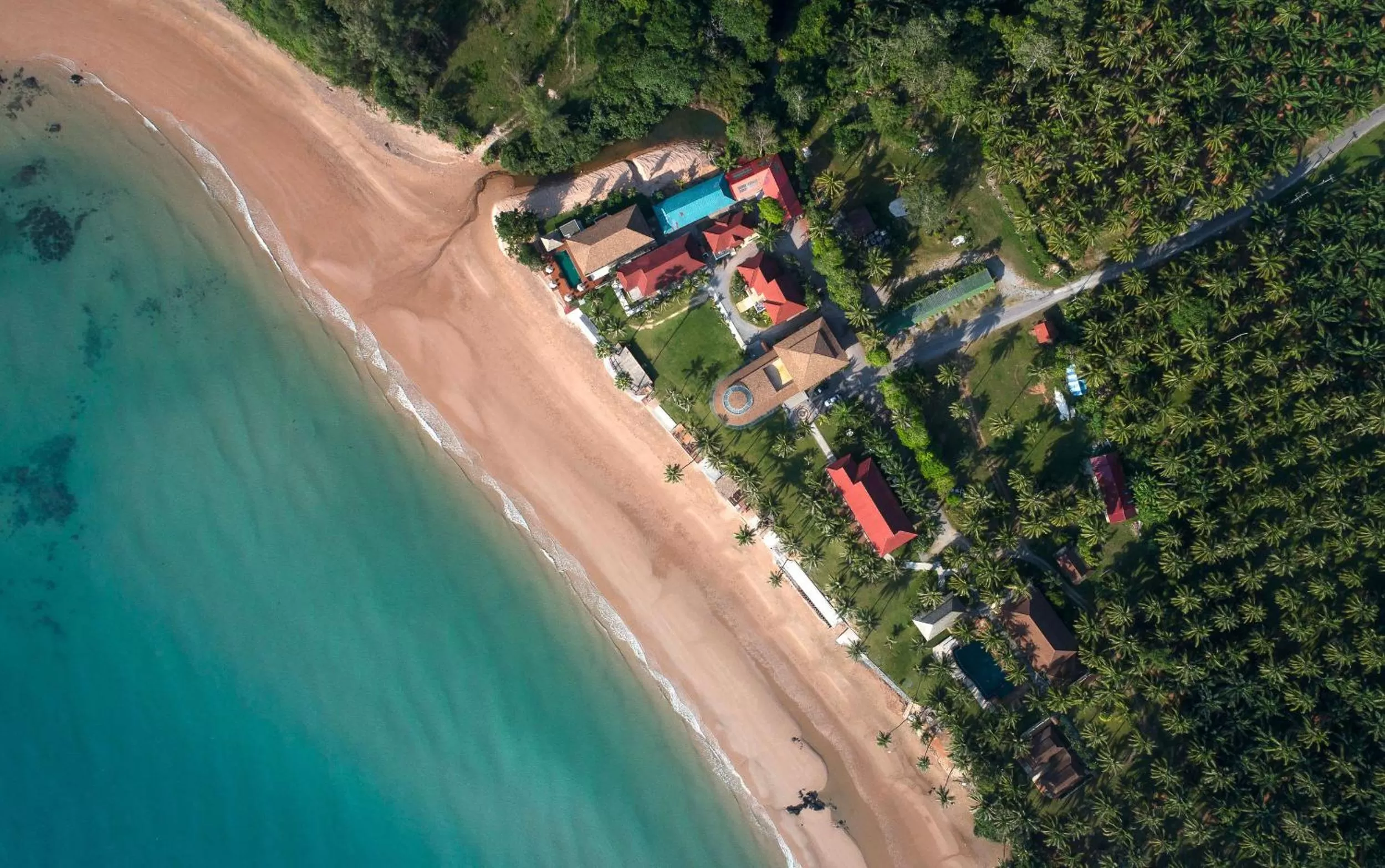 Bird's eye view in Ban Saithong Beach Resort