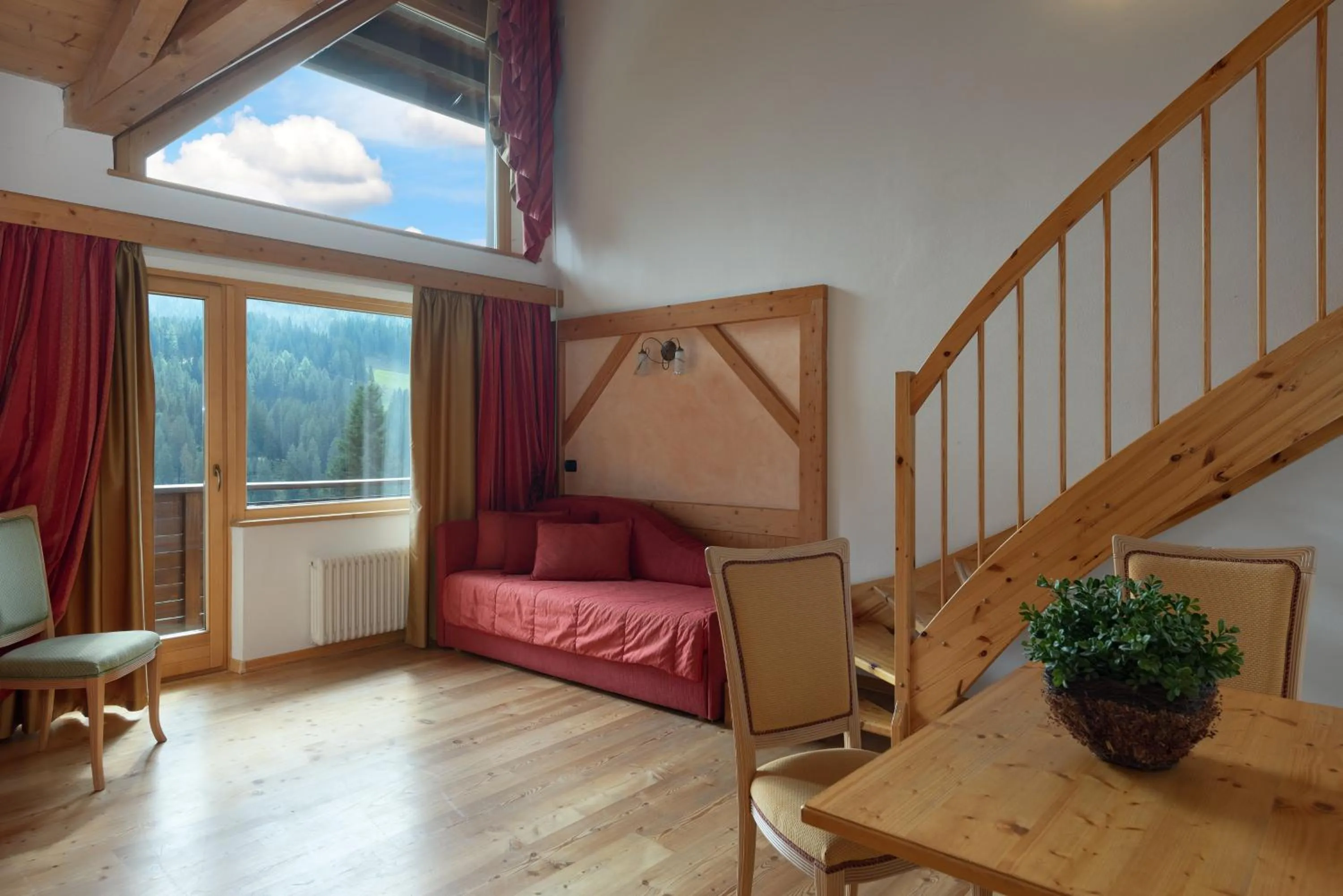 Bed in Carlo Magno Hotel Spa Resort