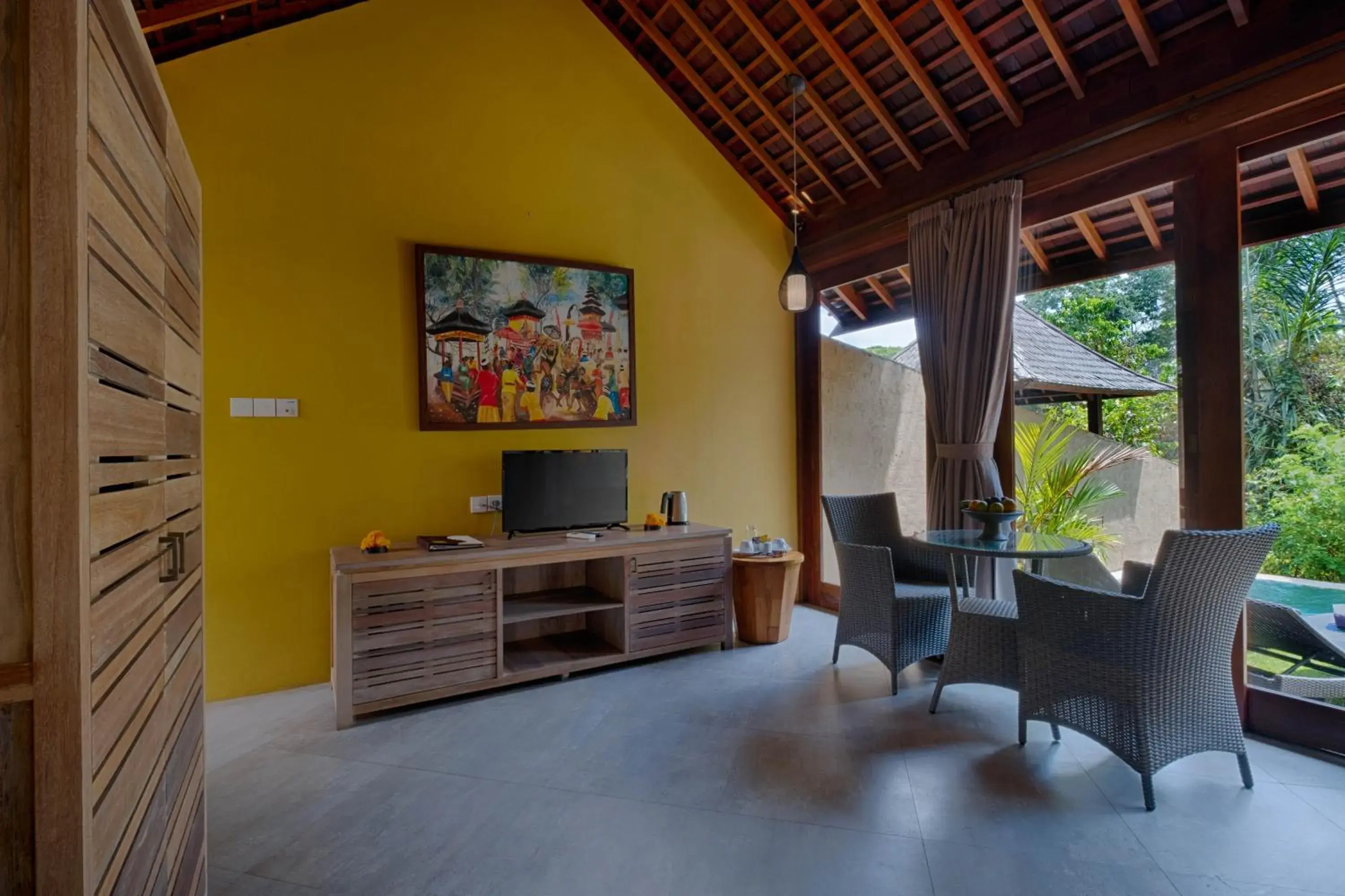 Living room in Samkhya Villa Ubud