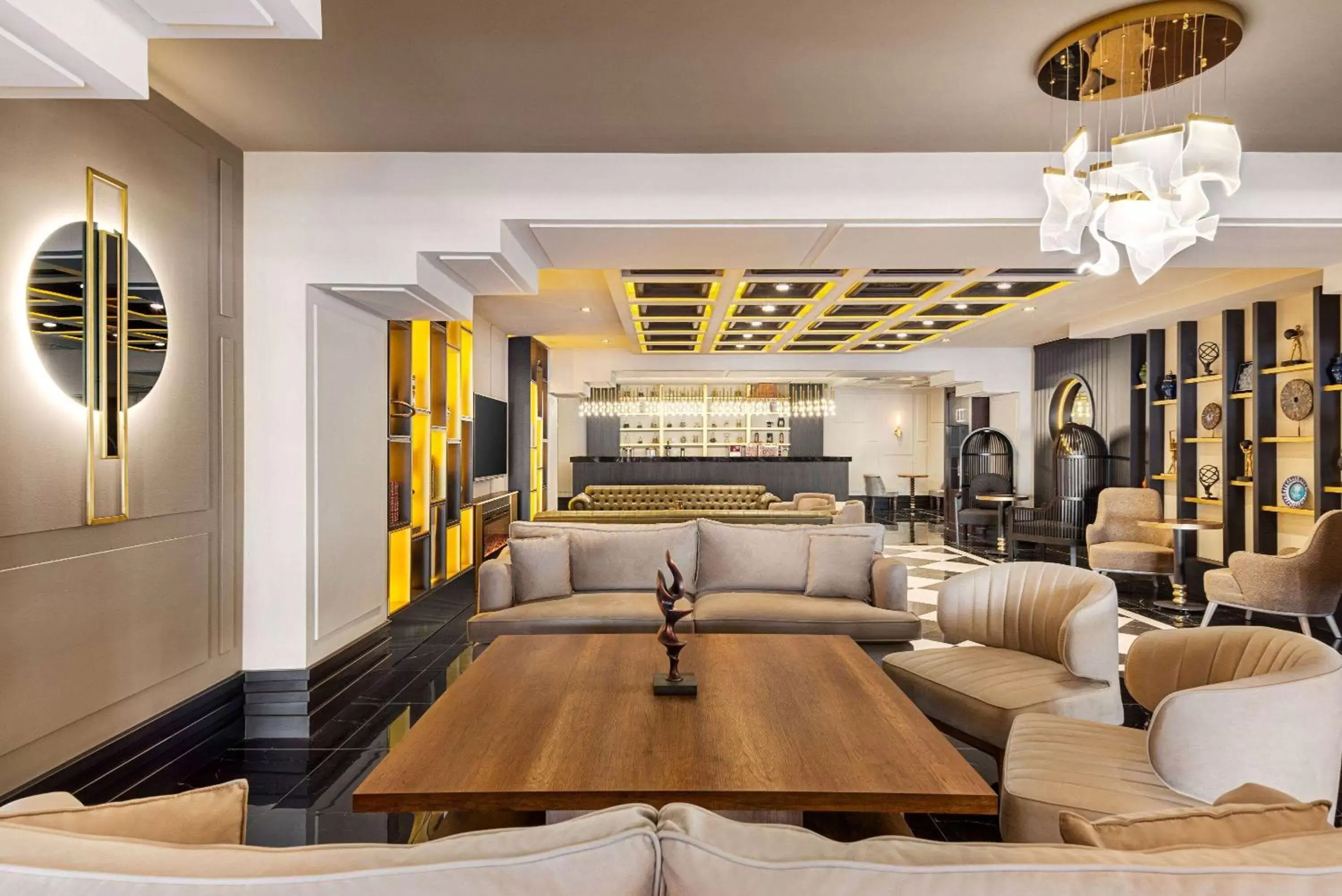Lobby or reception in Ramada by Wyndham Erzurum Lobby or reception in Ramada by Wyndham Erzurum