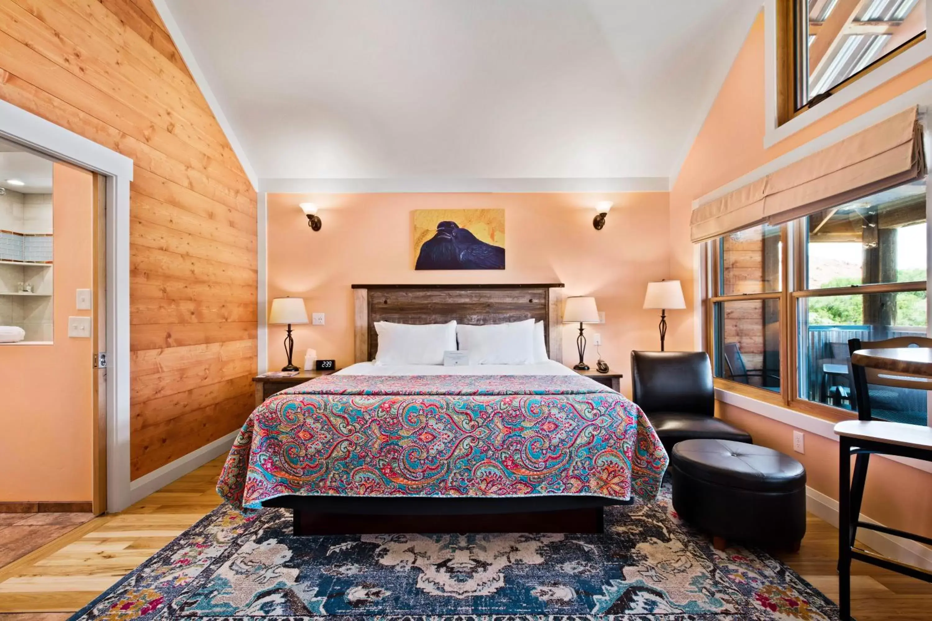 Bed in Moab Springs Ranch