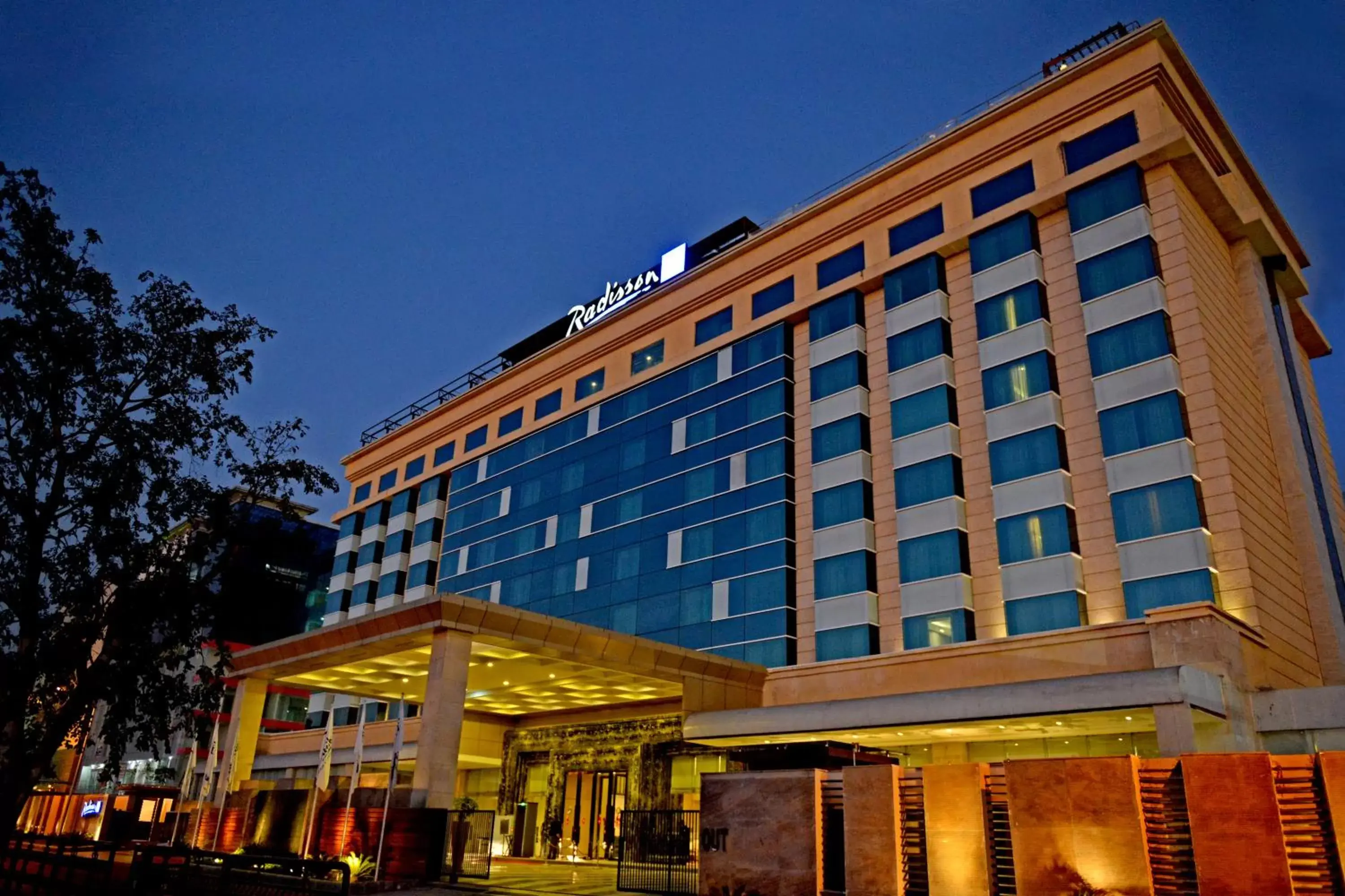 Facade/entrance, Property Building in Radisson Blu Jaipur