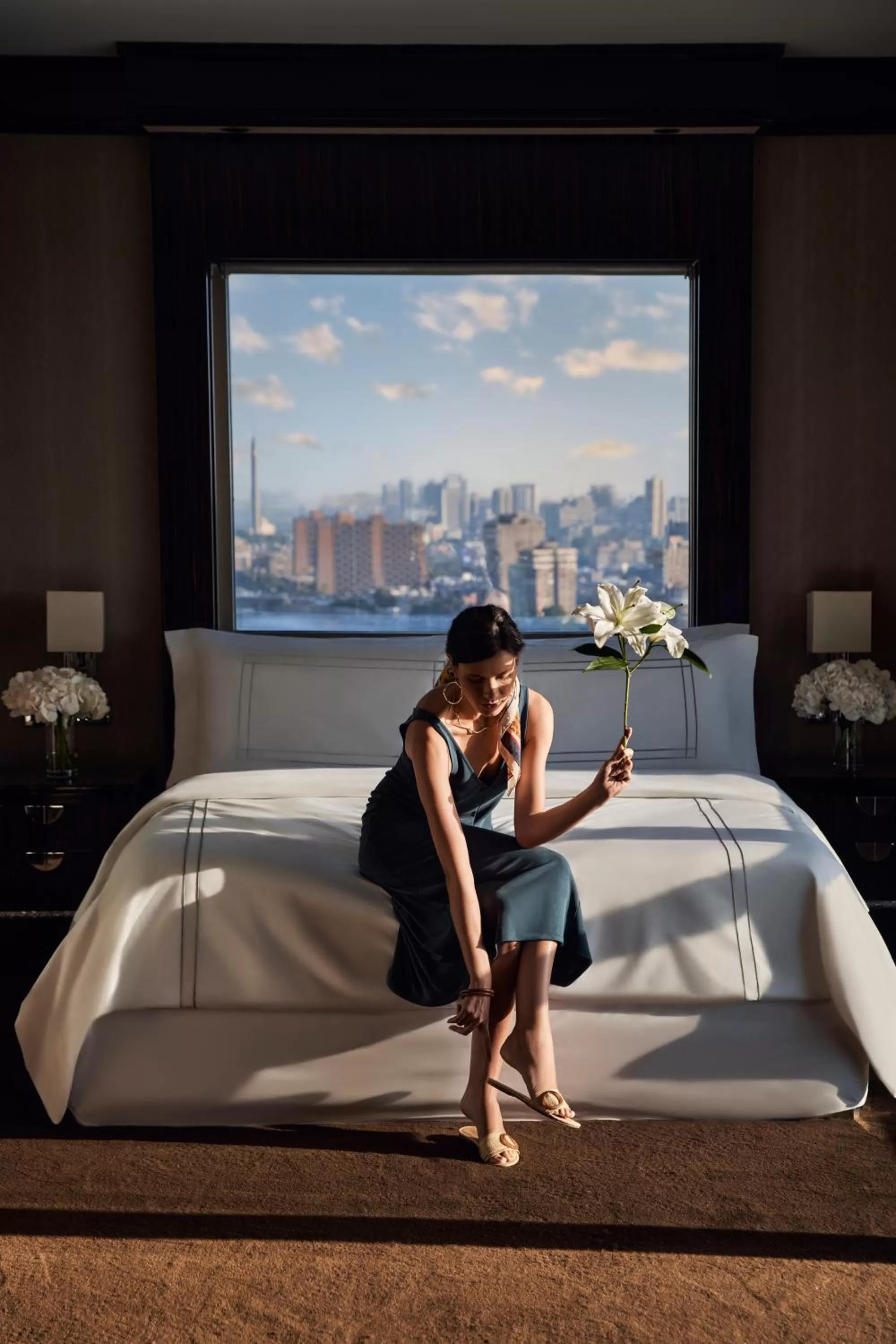 Bedroom, Bed in Fairmont Nile City