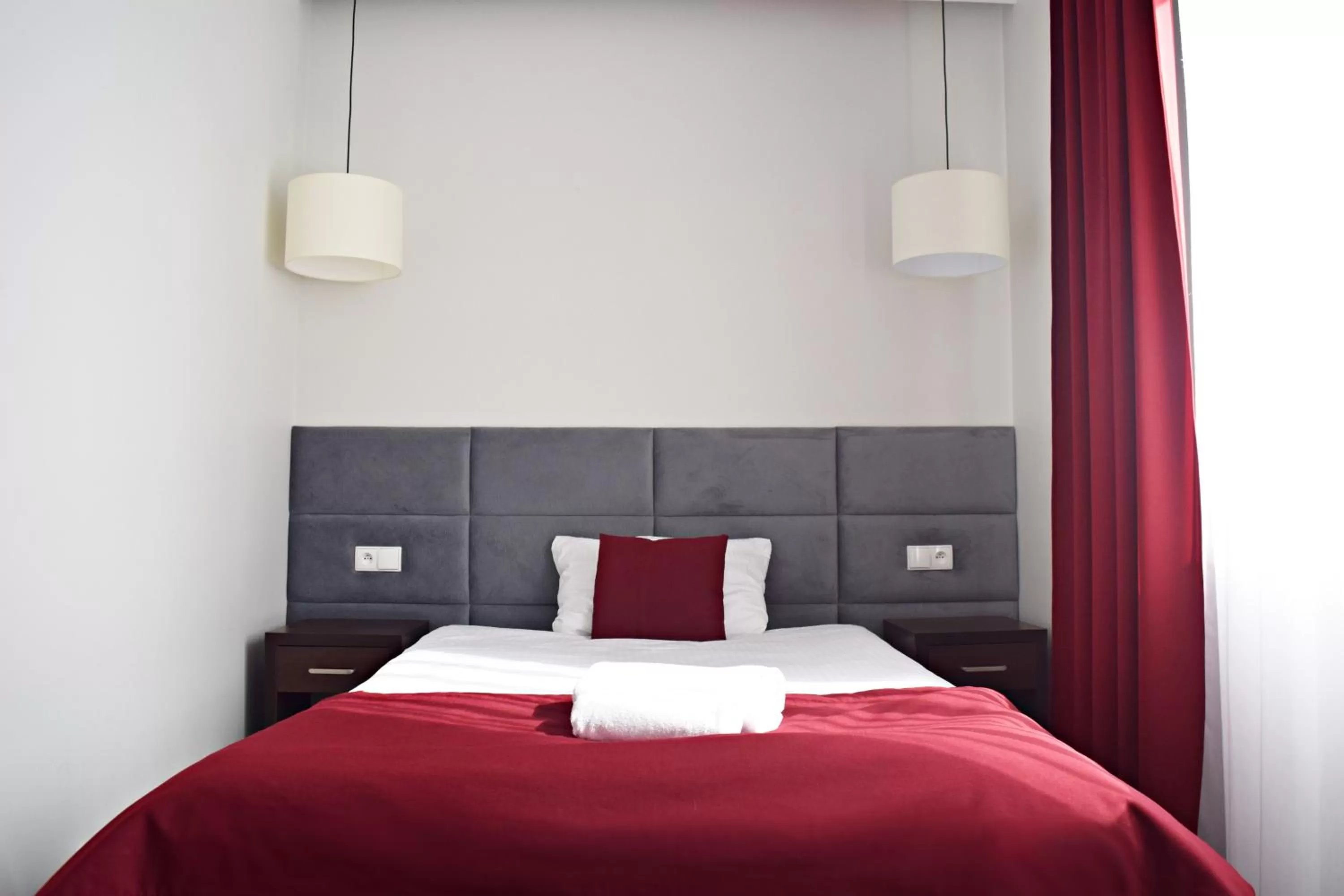 Bed in Hotel Maraton