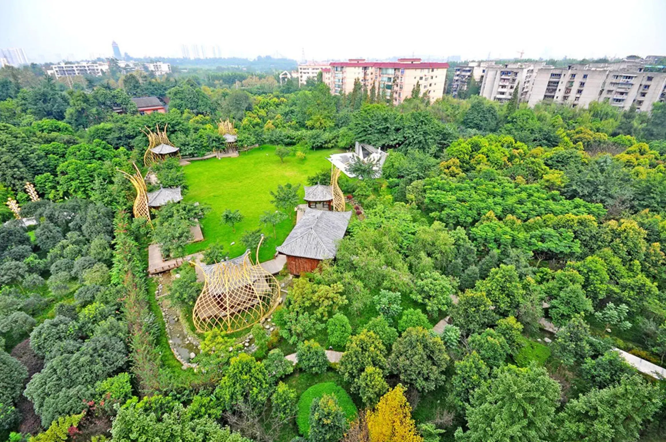 Bird's-eye View in Wangjiang Hotel