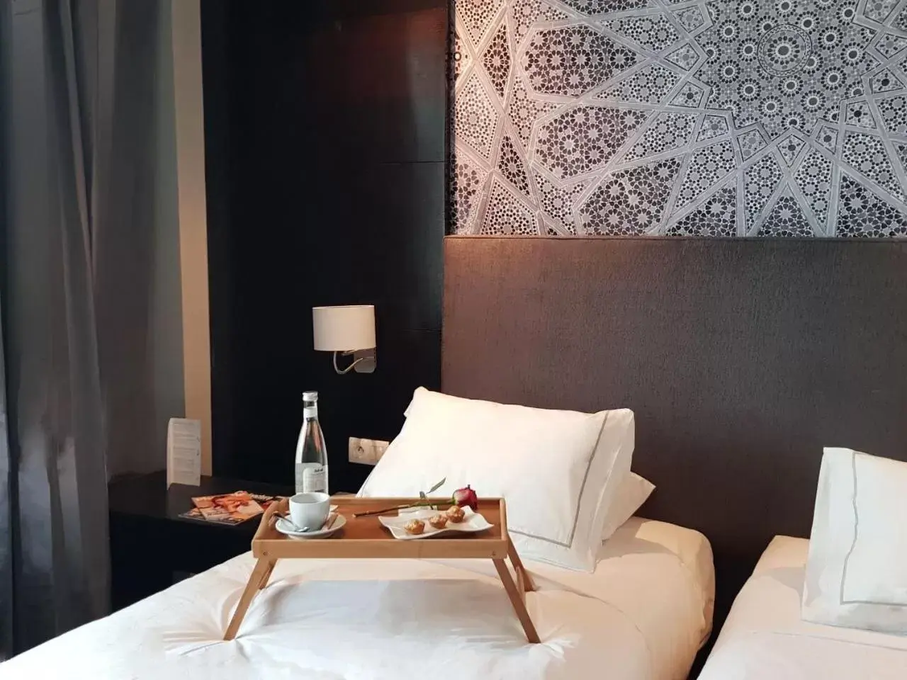 Bed in ODYSSEE Boutique Hotel Casablanca