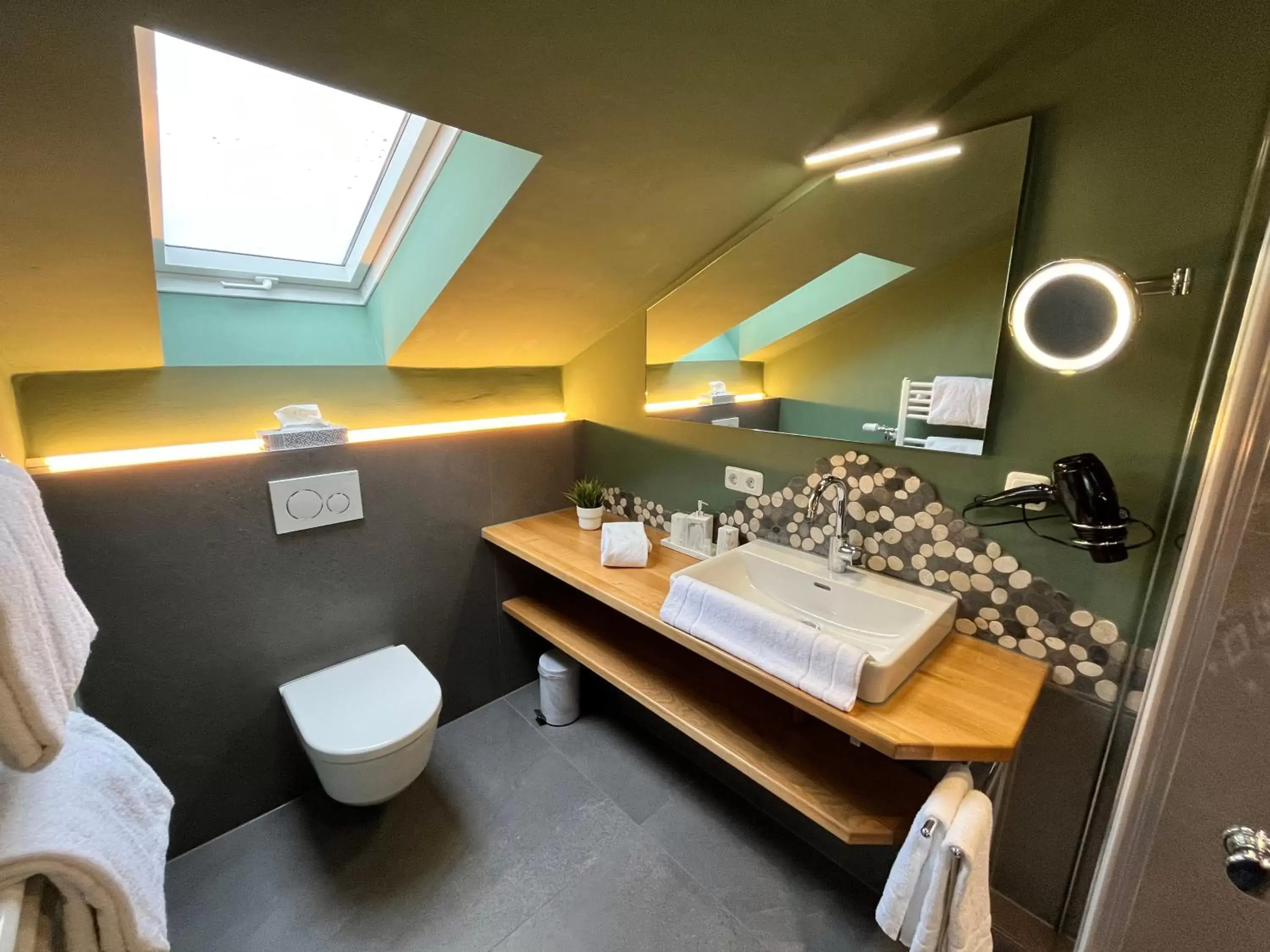Toilet, Bathroom in Hotel Garni Brunnthaler