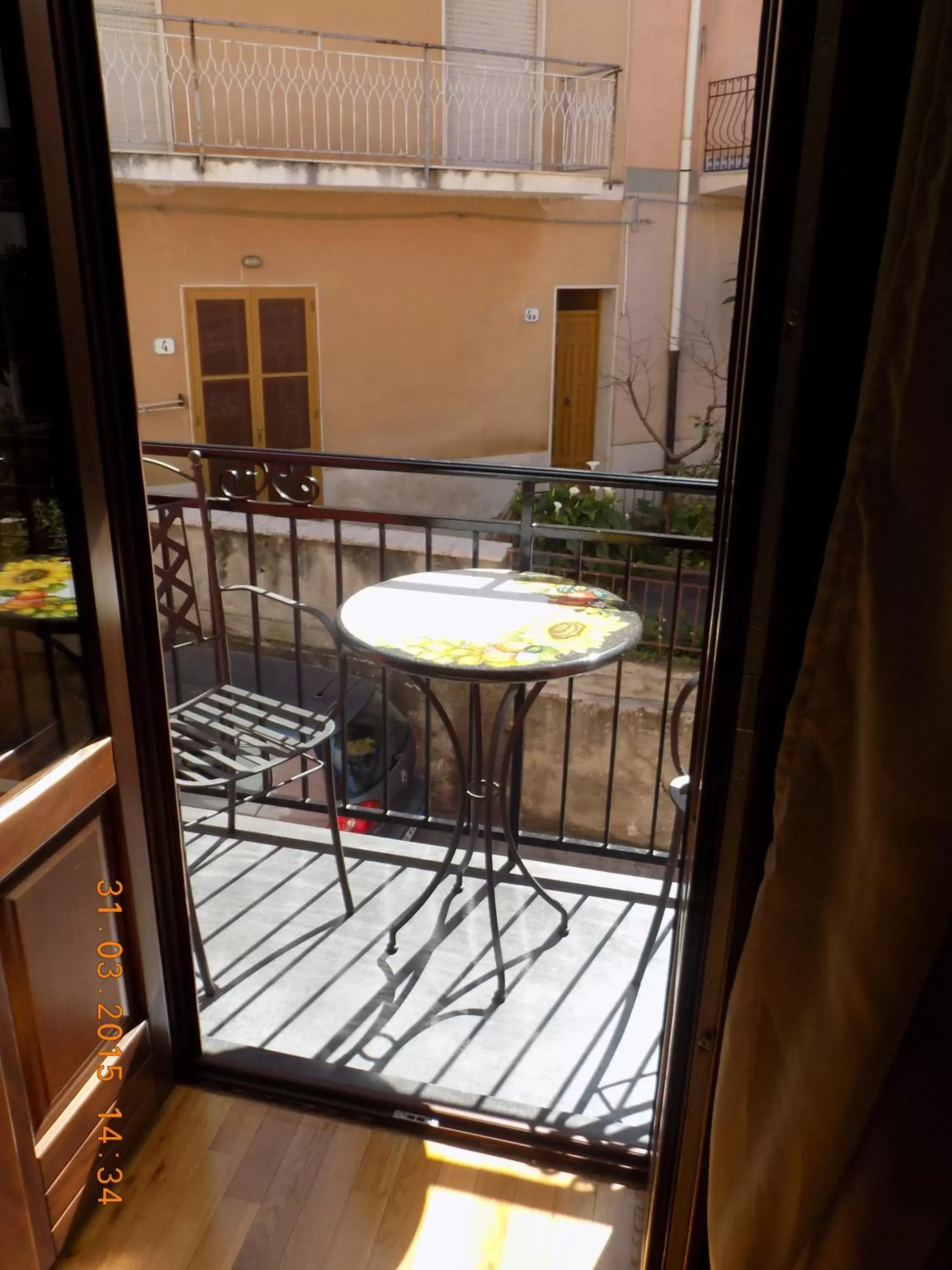 Balcony/Terrace in B&B Porta delle Madonie