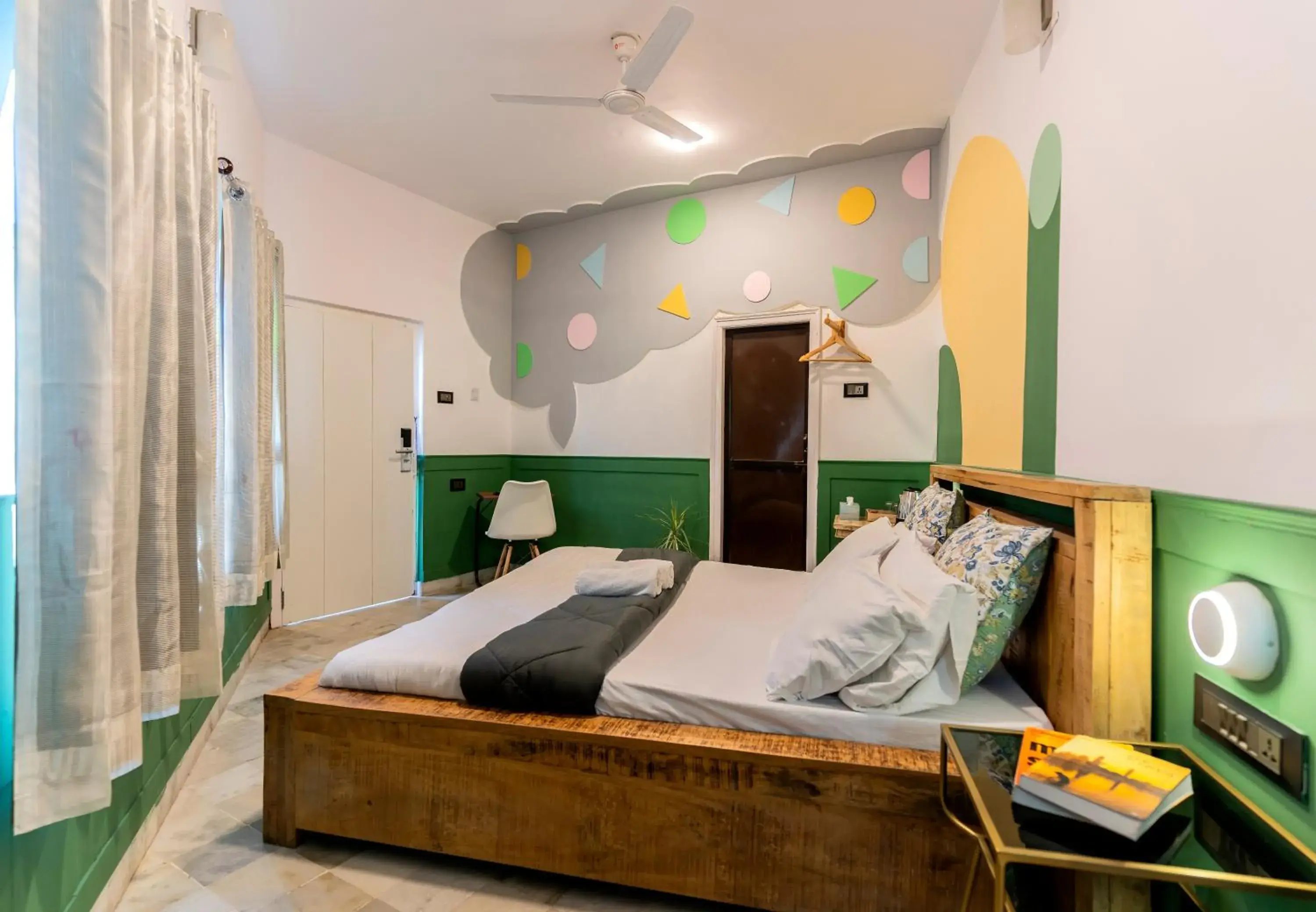 Bed in Moustache Hostel Udaipur