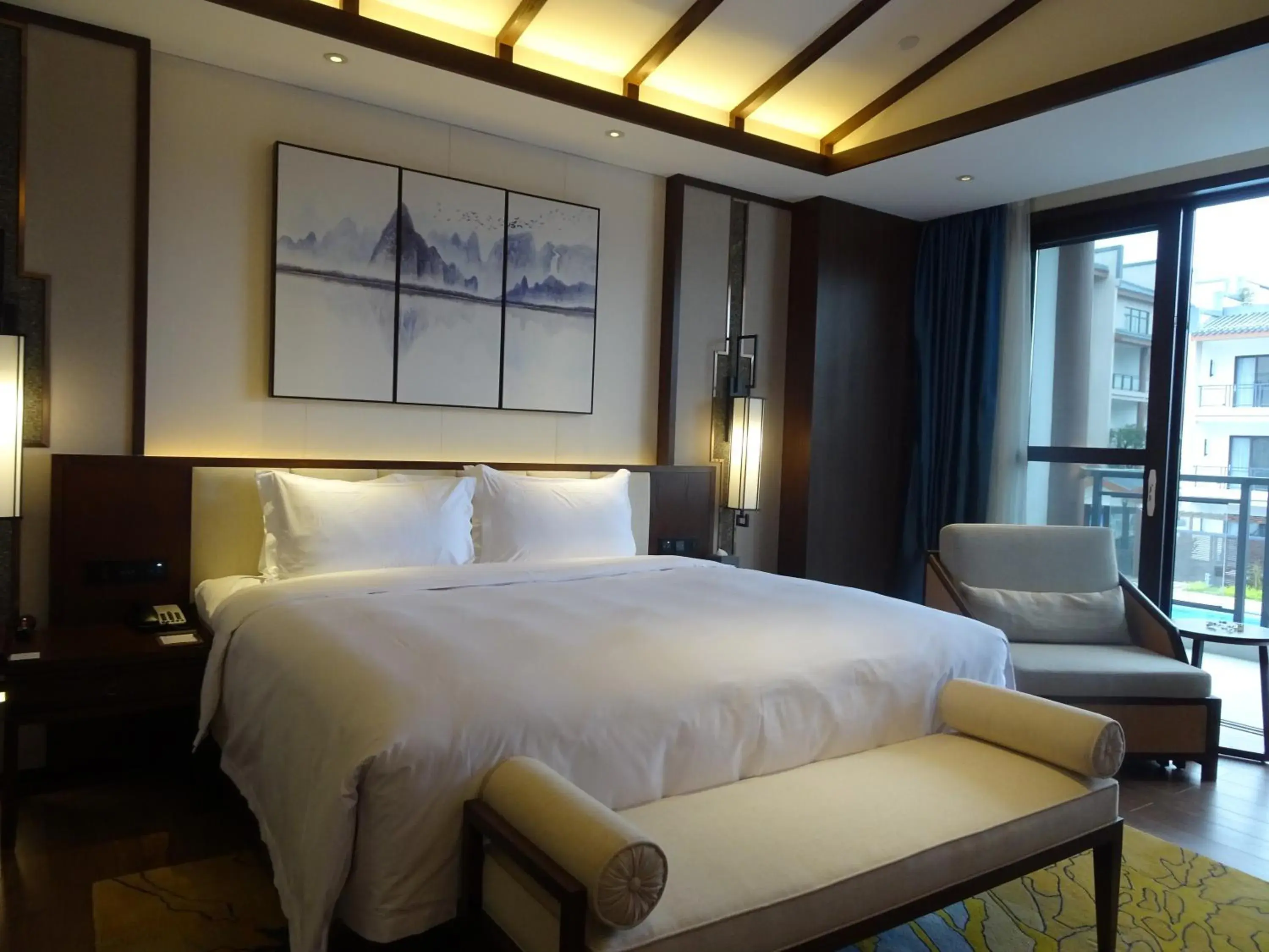 Bed in Wyndham Guilin Pingle