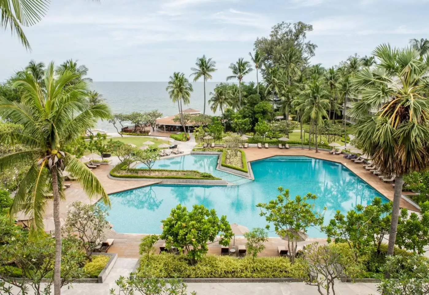 Bird's eye view, Pool View in The Regent Cha Am Beach Resort, Hua Hin