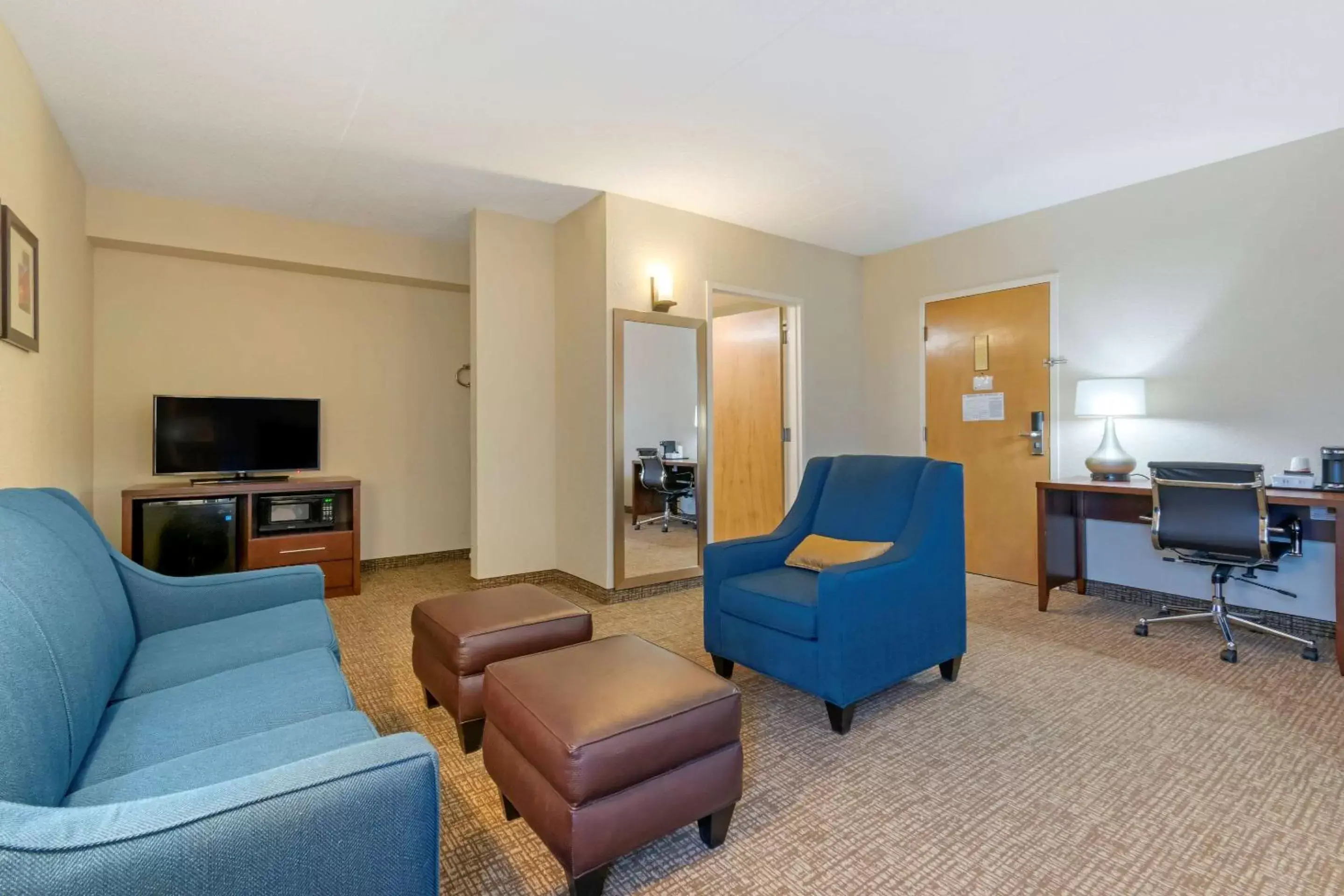 Photo of the whole room, Seating Area in Comfort Inn Mechanicsburg – Harrisburg South