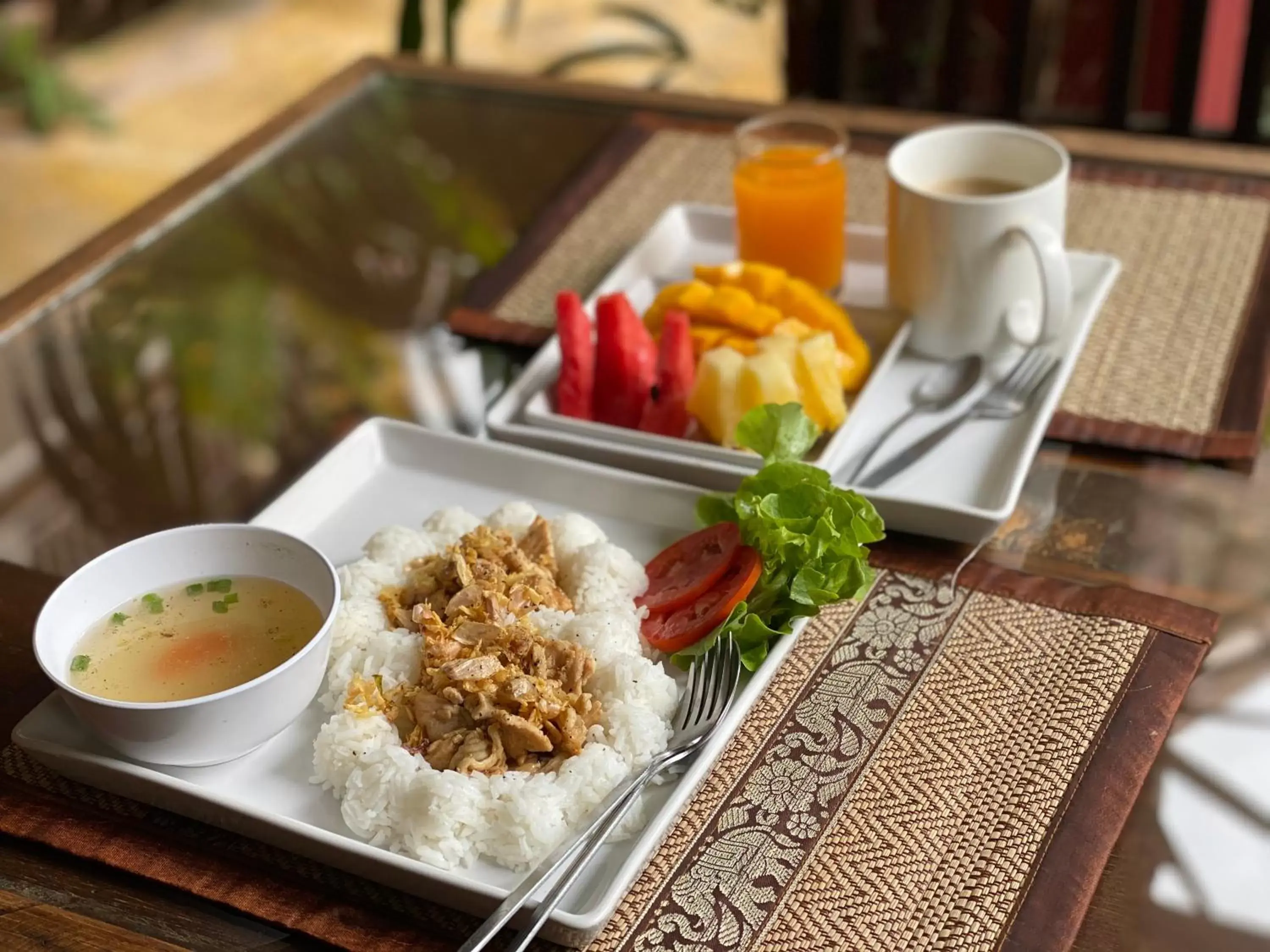 Food close-up in The Opium Chiang Mai