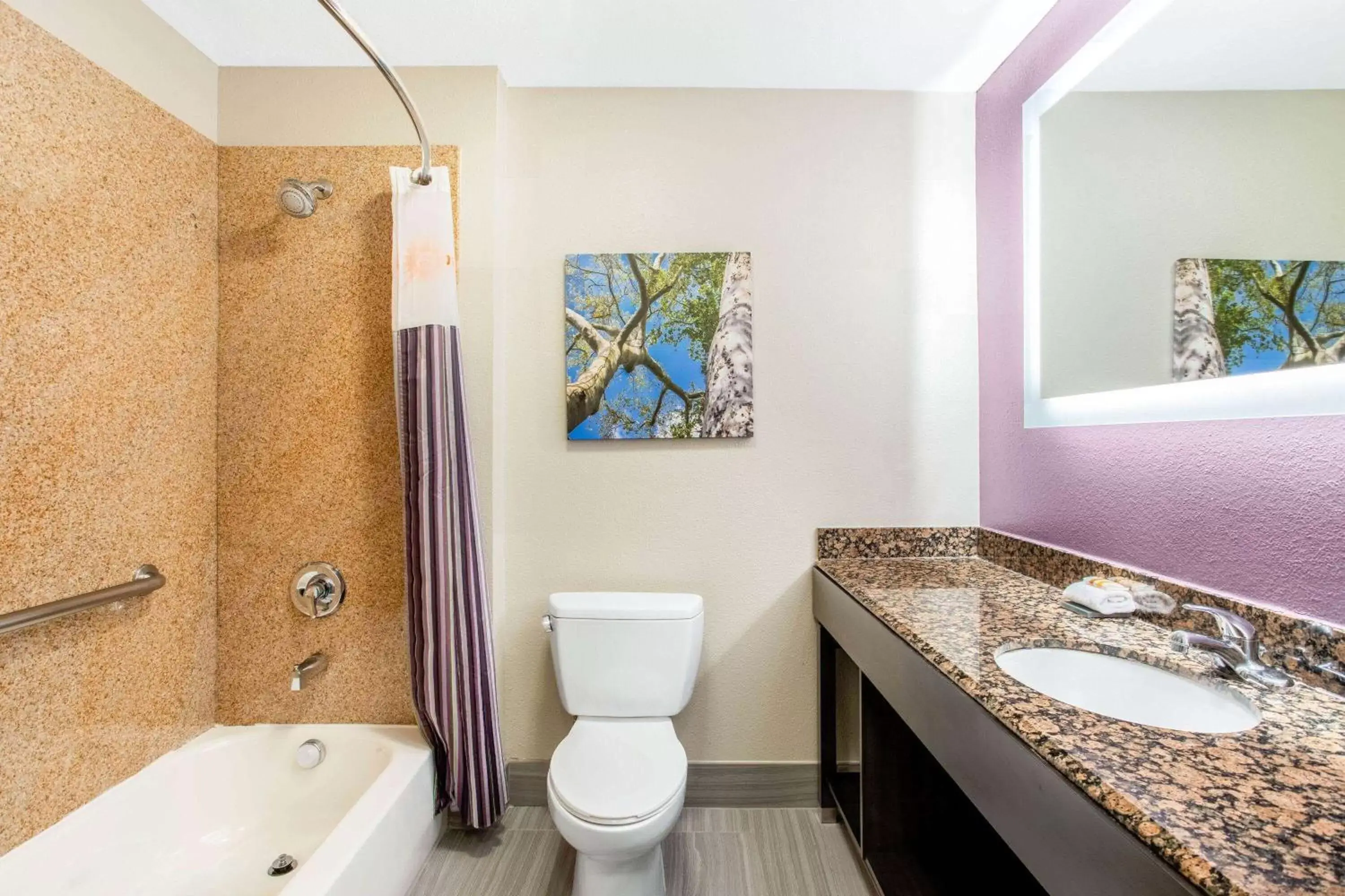 TV and multimedia, Bathroom in La Quinta by Wyndham Hillsboro