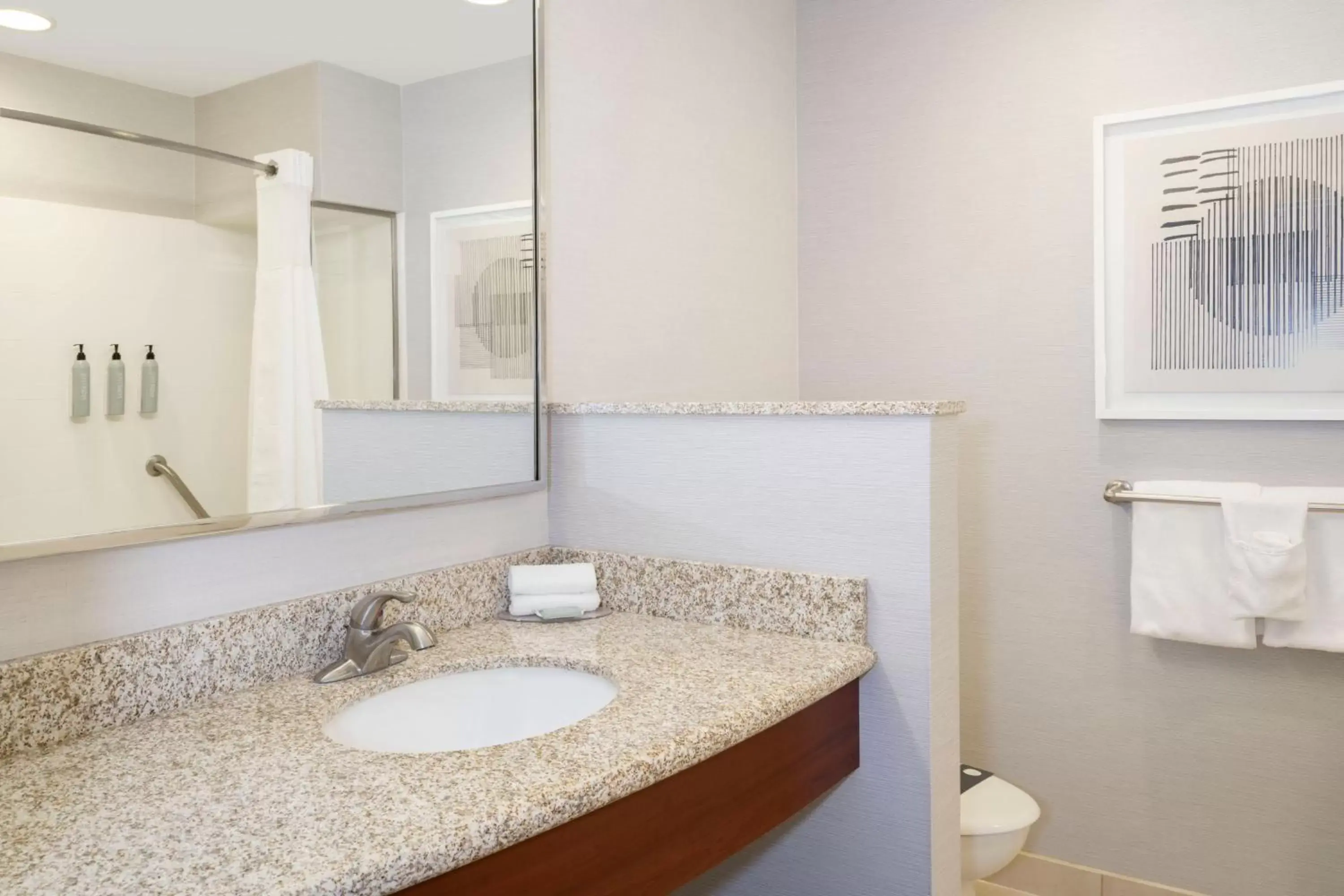 Bathroom in Courtyard by Marriott Columbus New Albany