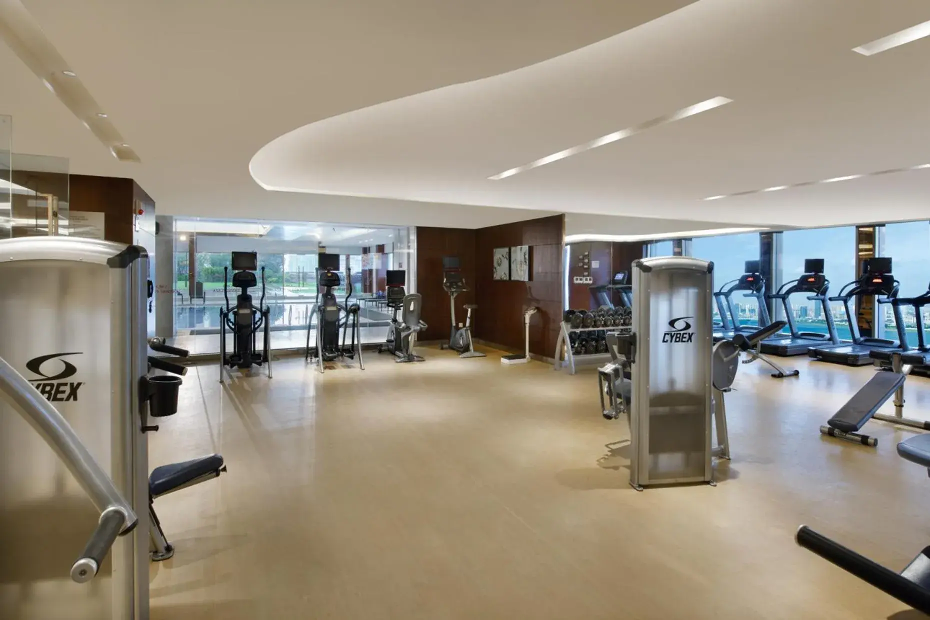 Fitness centre/facilities, Fitness Center/Facilities in Crowne Plaza Nanchang Riverside, an IHG Hotel