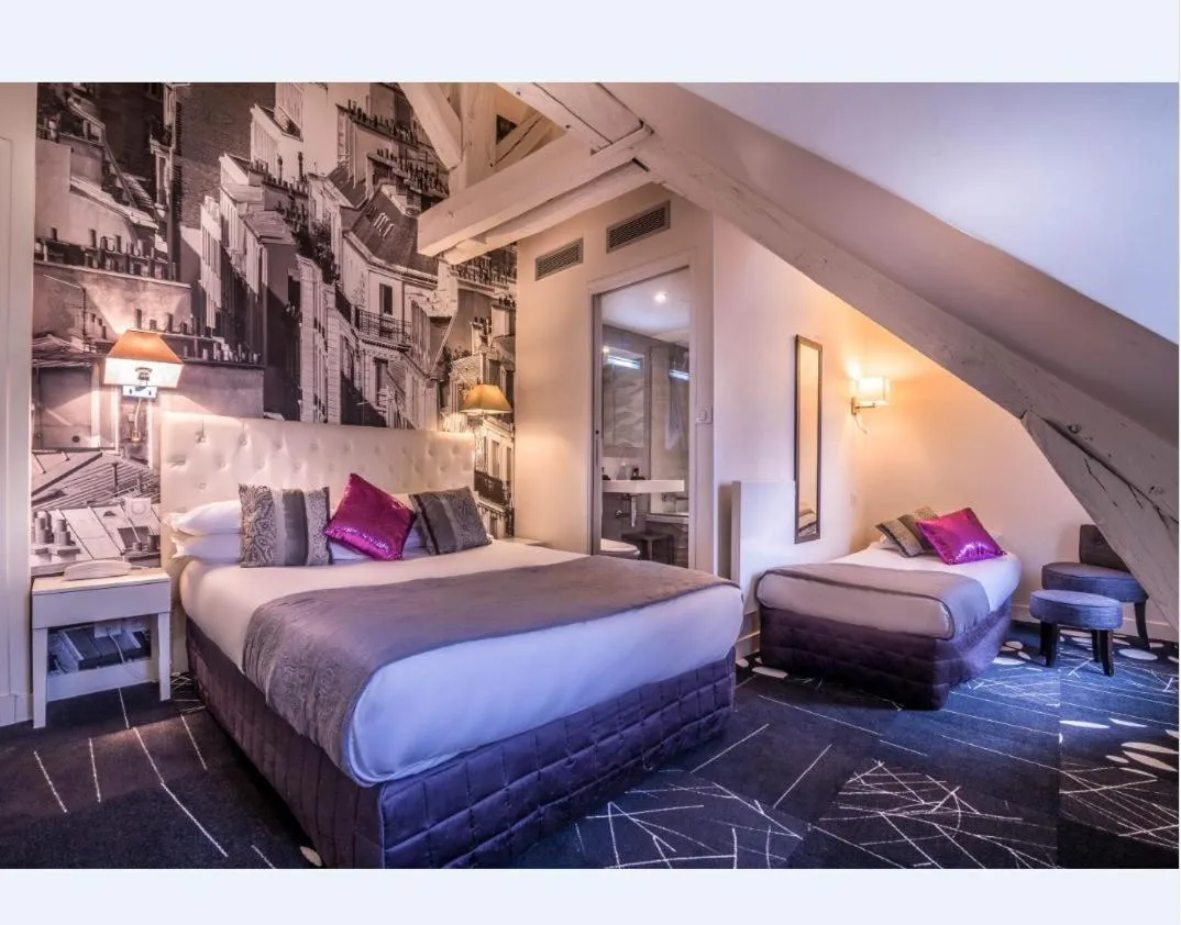 Bed in Hotel Ascot Opera