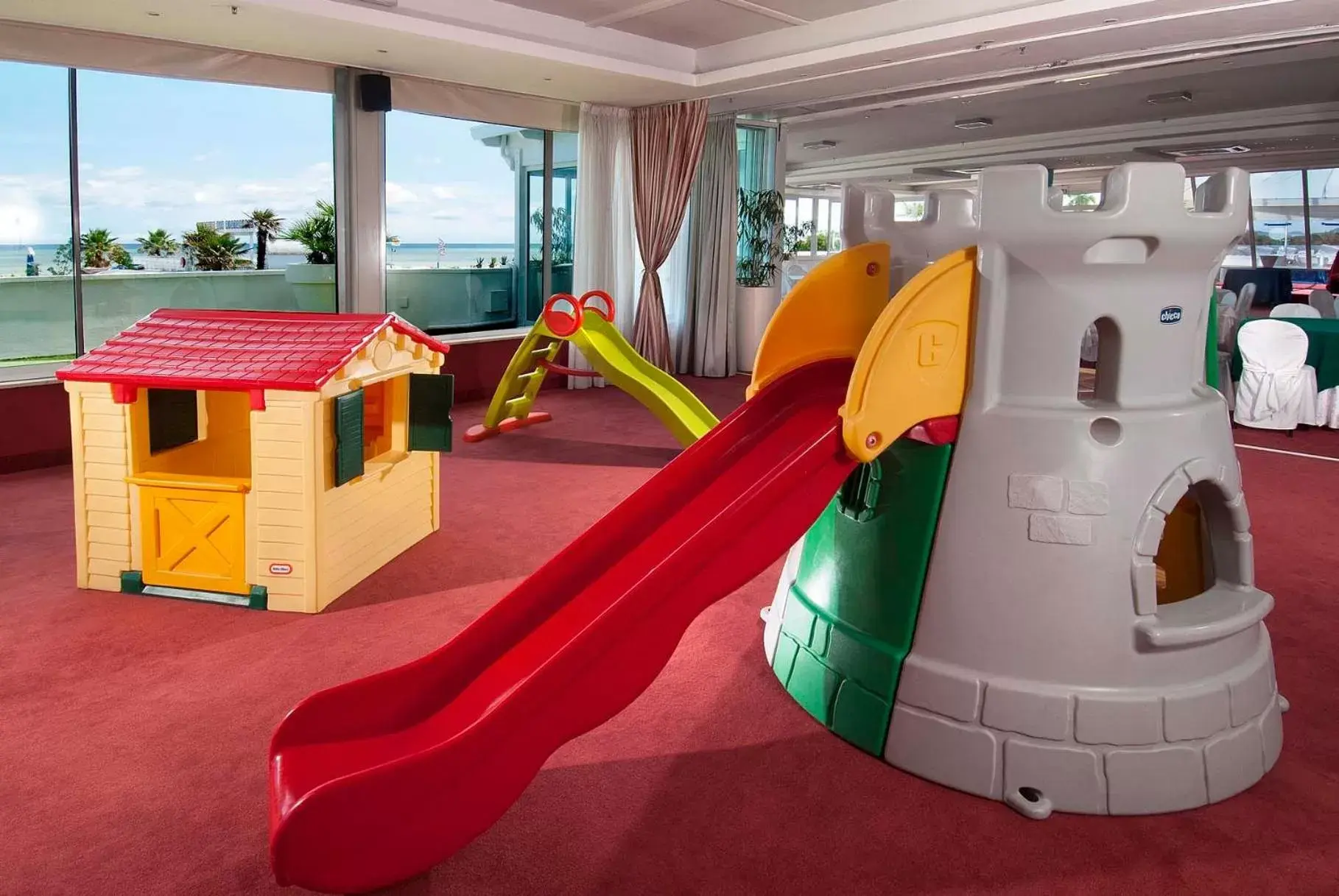 Sea view, Children's Play Area in Hotel Mediterraneo