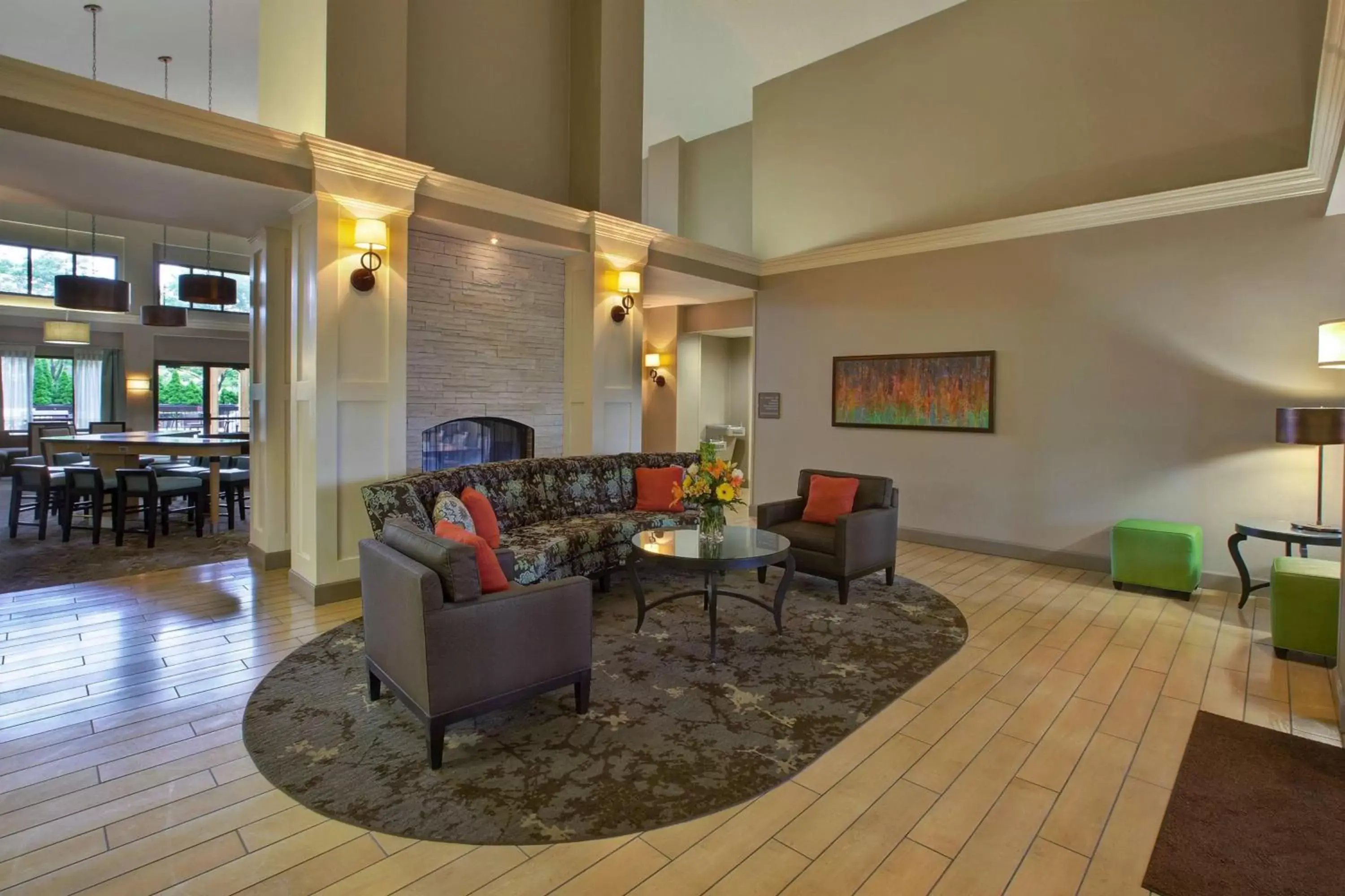 Lobby or reception in Homewood Suites by Hilton Dayton South