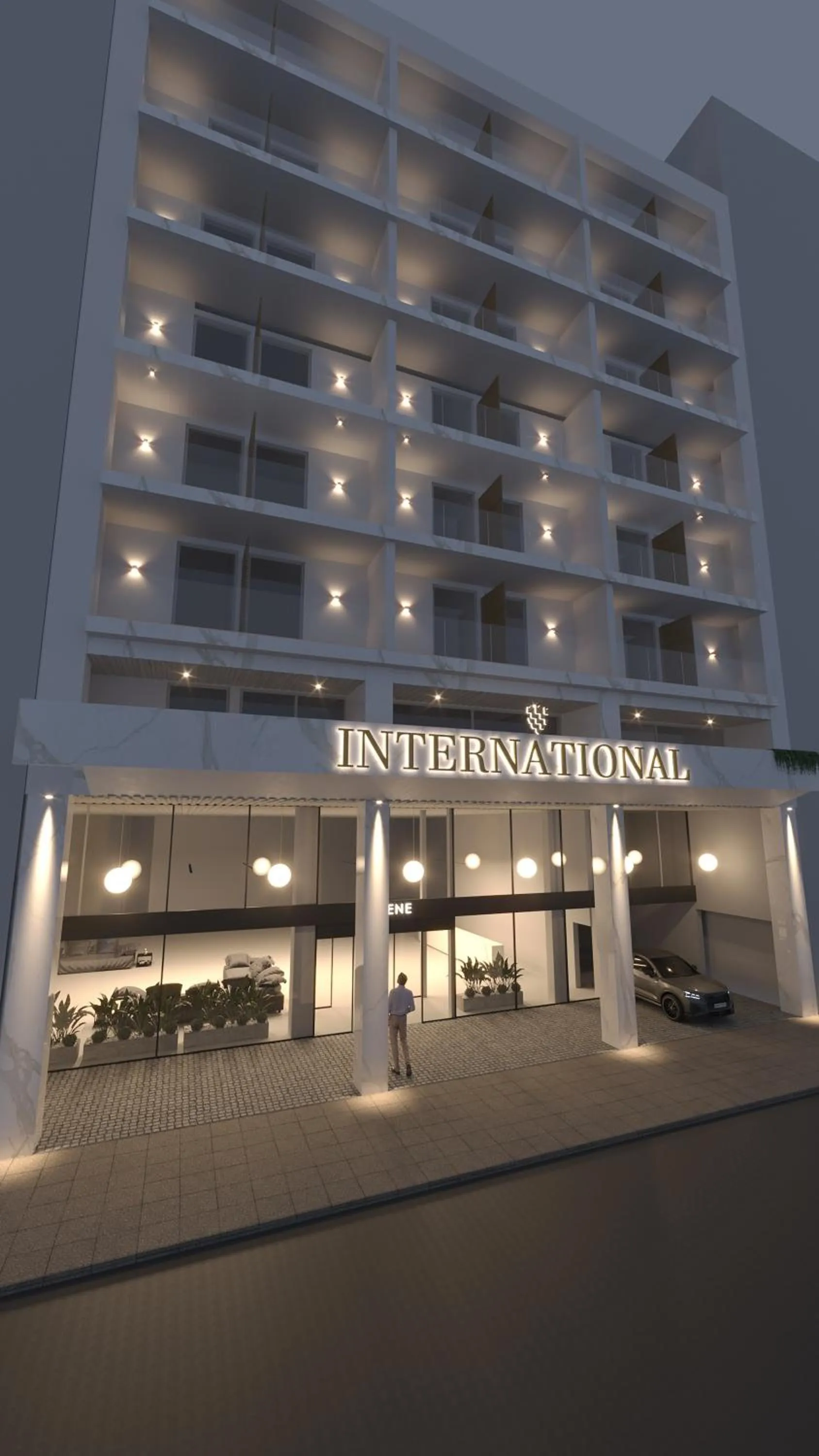 Property building in International Atene hotel