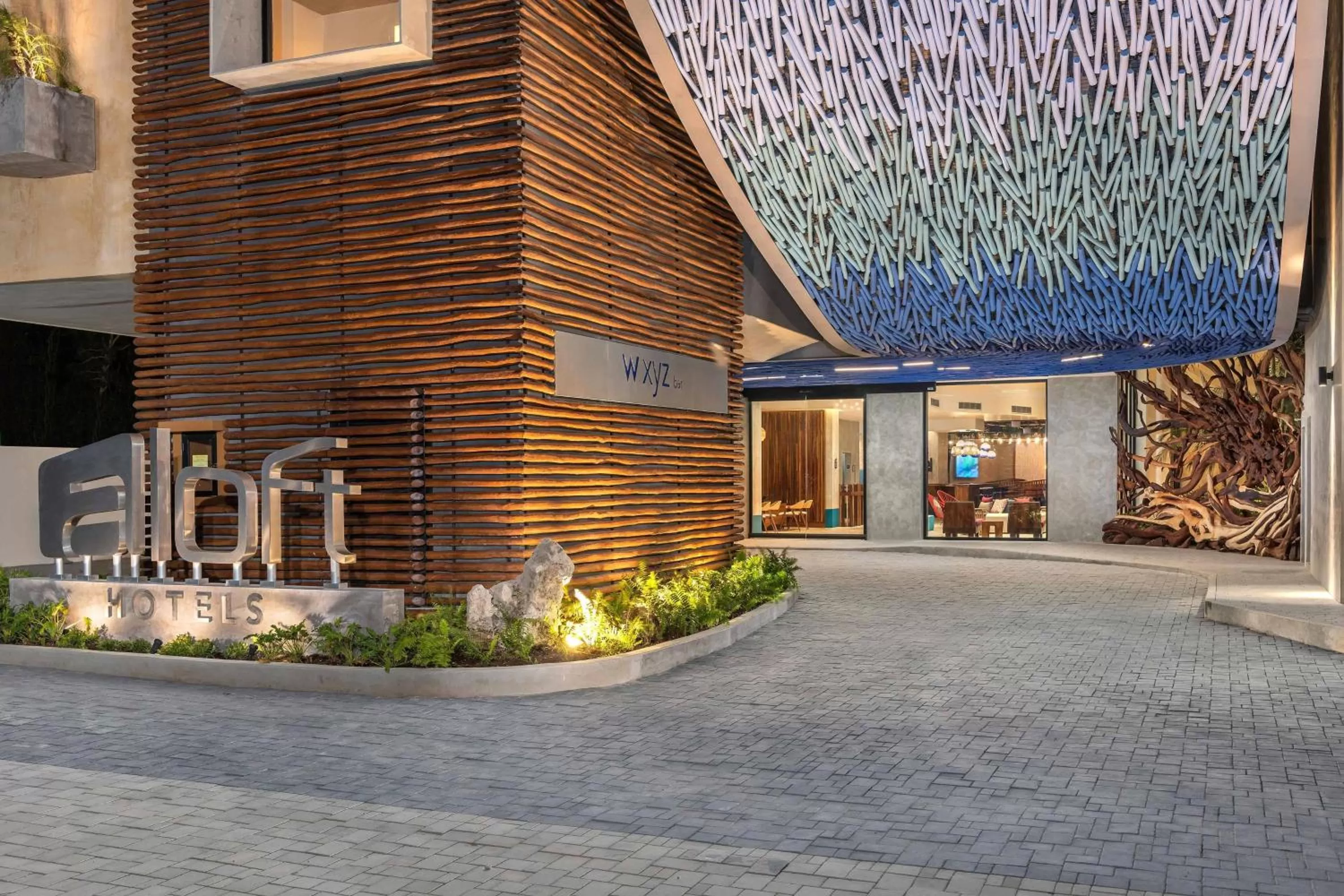 Lobby or reception in Aloft Tulum