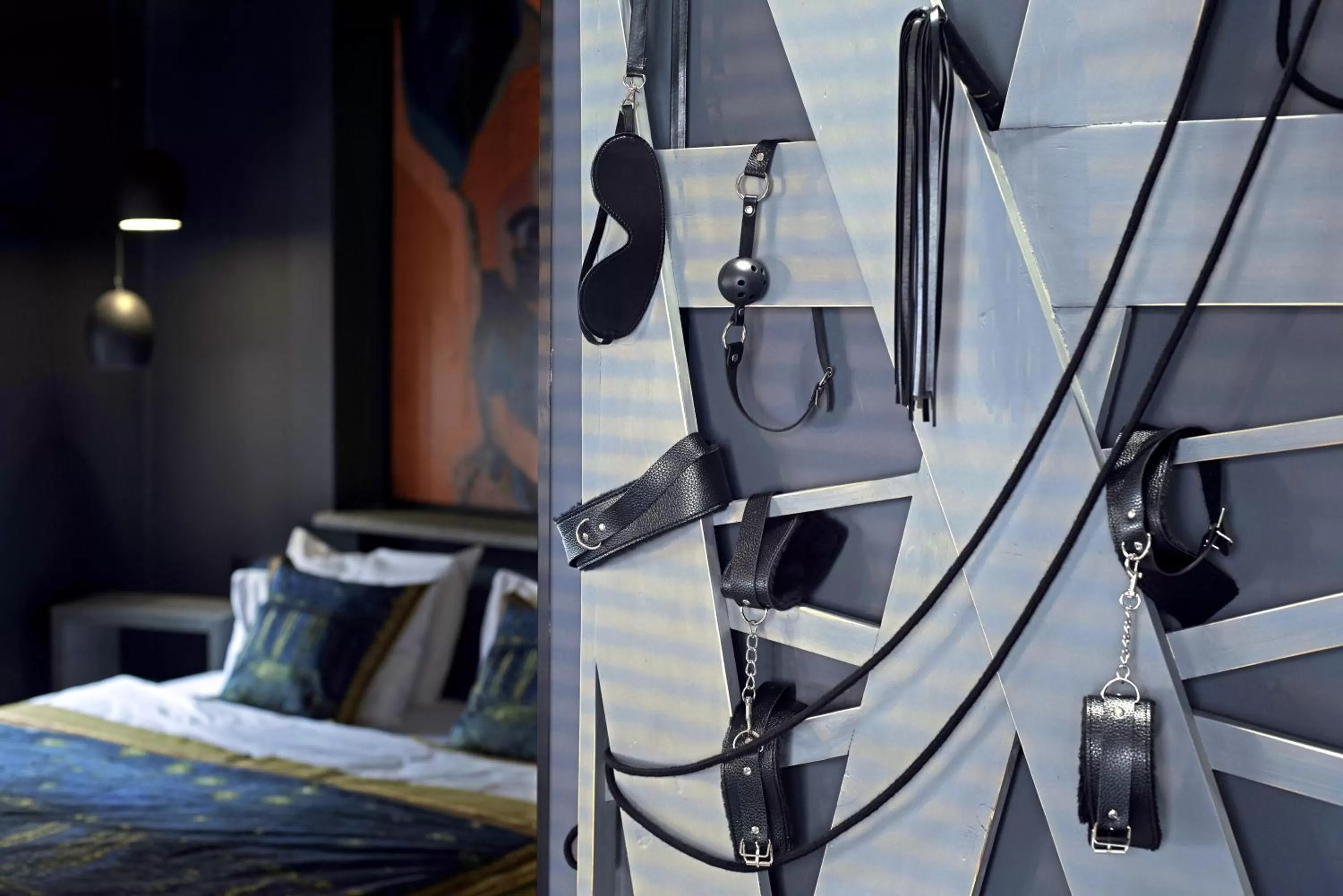 Decorative detail, Bed in MaNNa Boutique Hotel