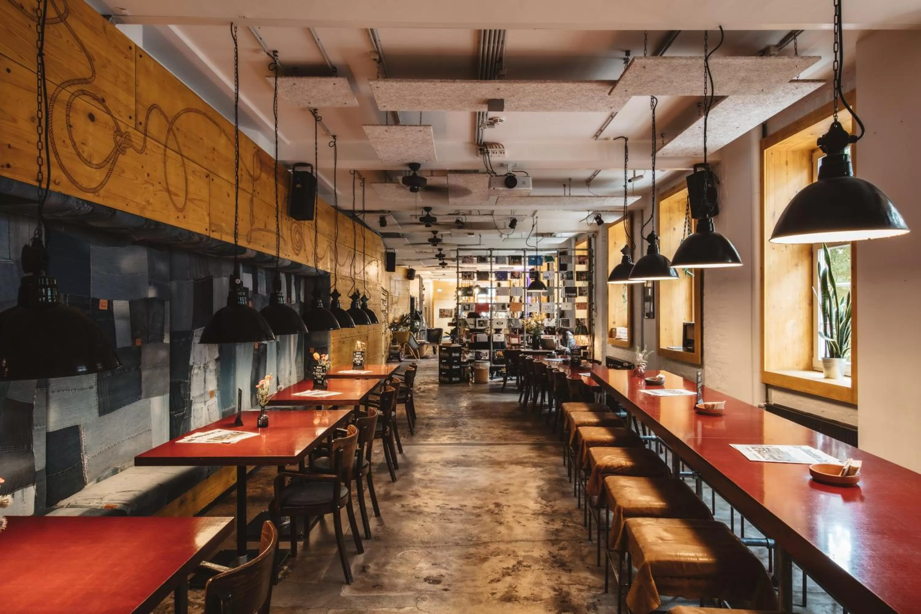 Seating area in Superbude Hamburg St Pauli