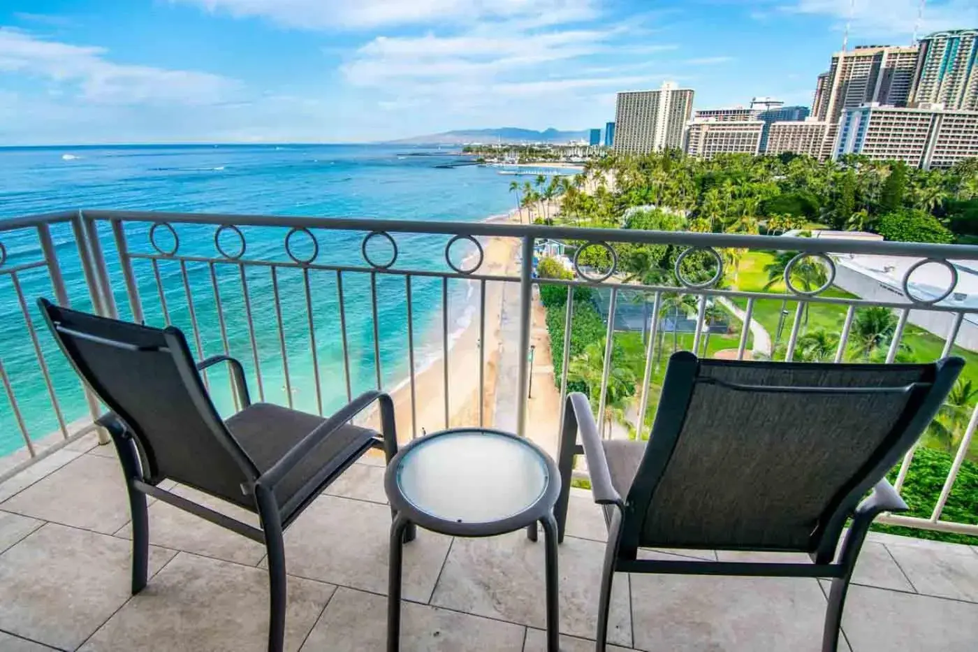 Balcony/Terrace in Waikiki Shore by Outrigger