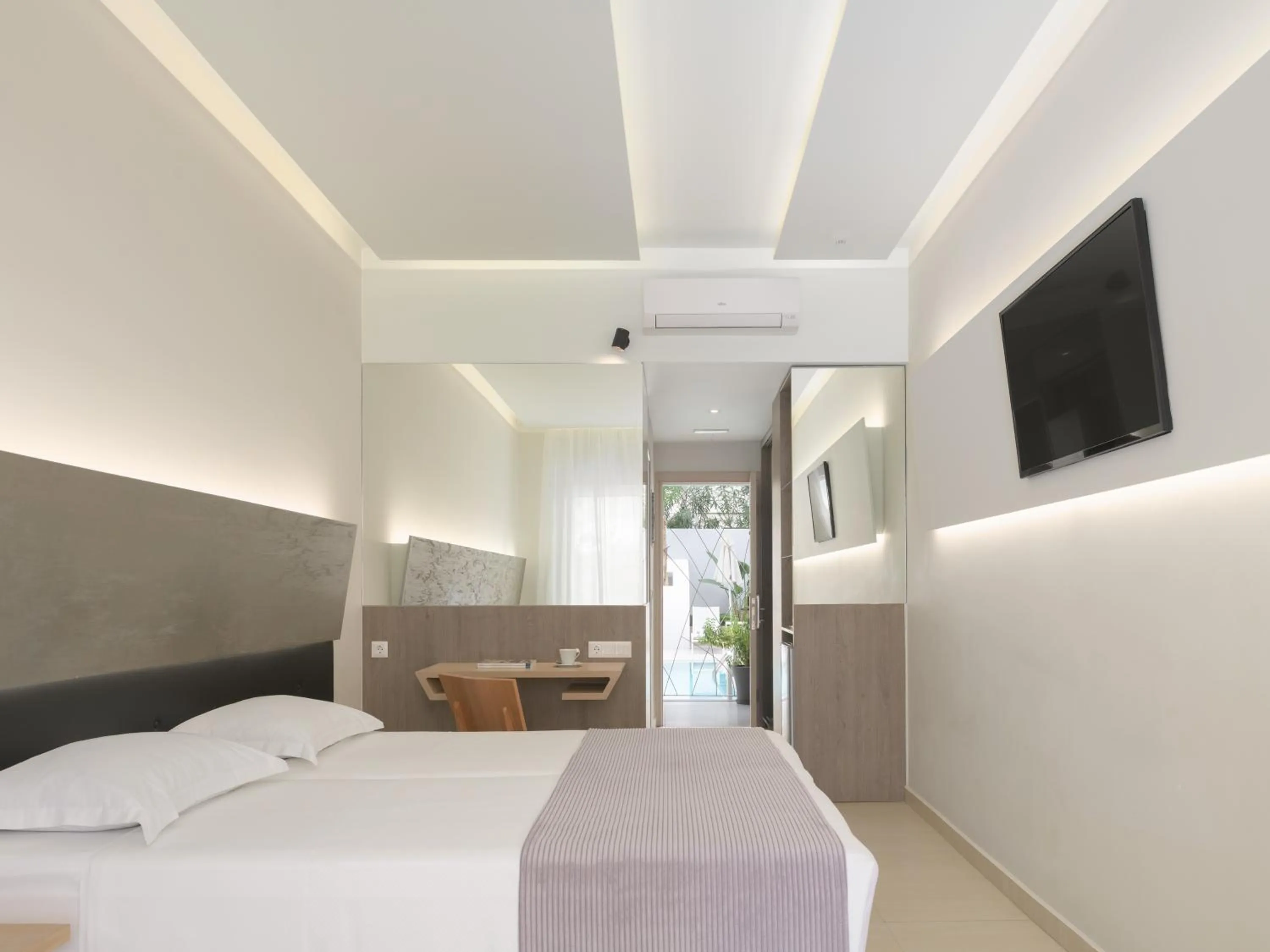 Bedroom, Bed in Melrose Rethymno by Mage Hotels