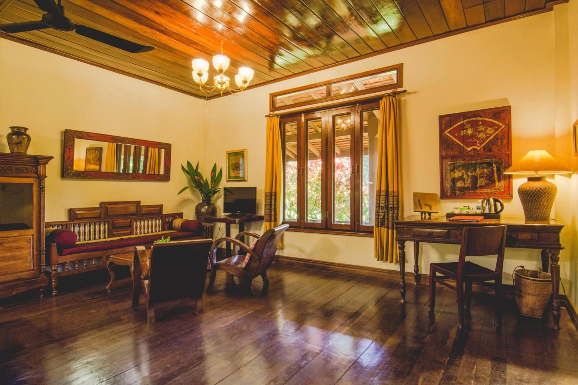 Coffee/tea facilities in Terres Rouges Lodge