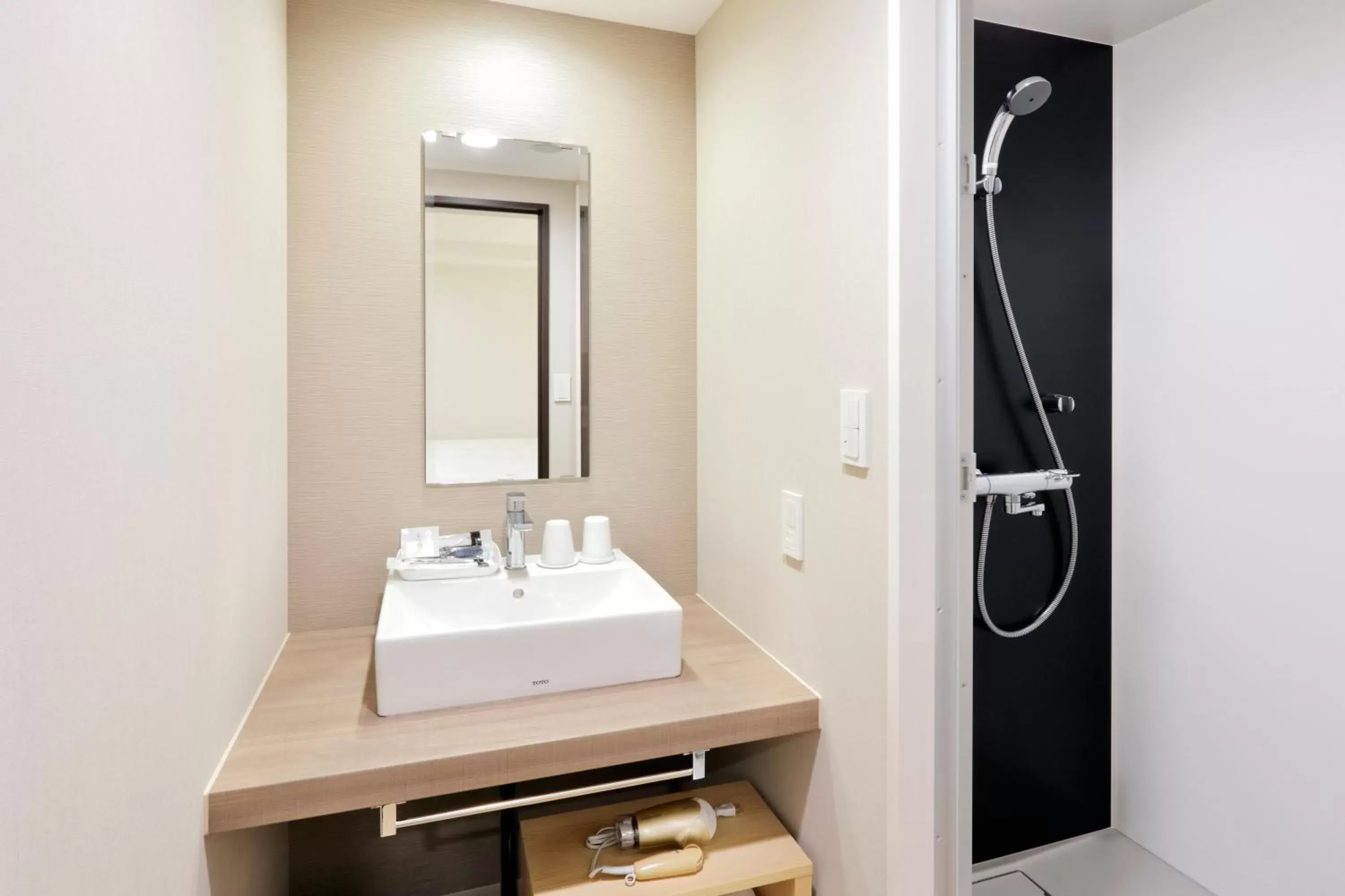 Shower, Bathroom in karaksa hotel Sapporo