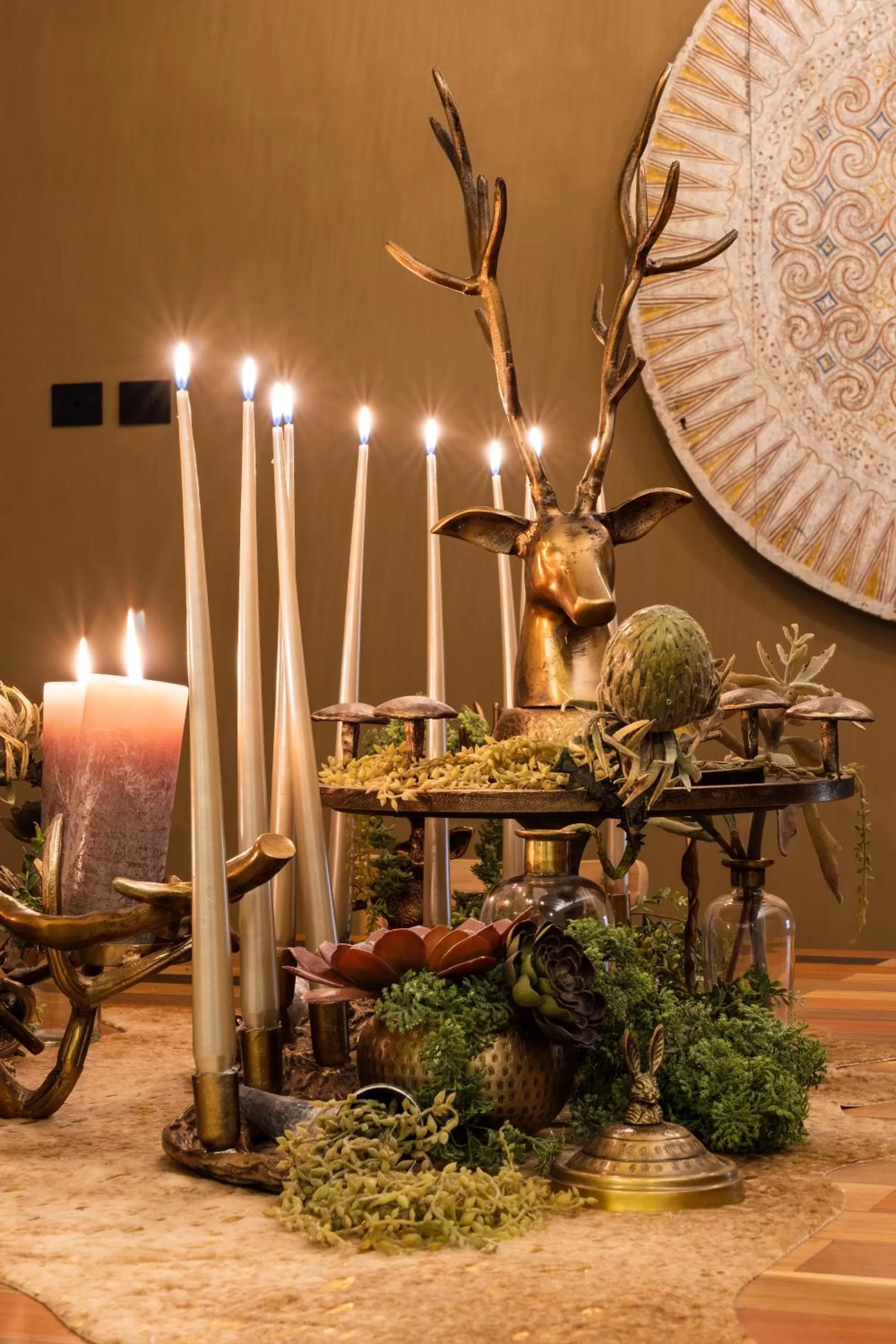 Decorative detail in Tau House